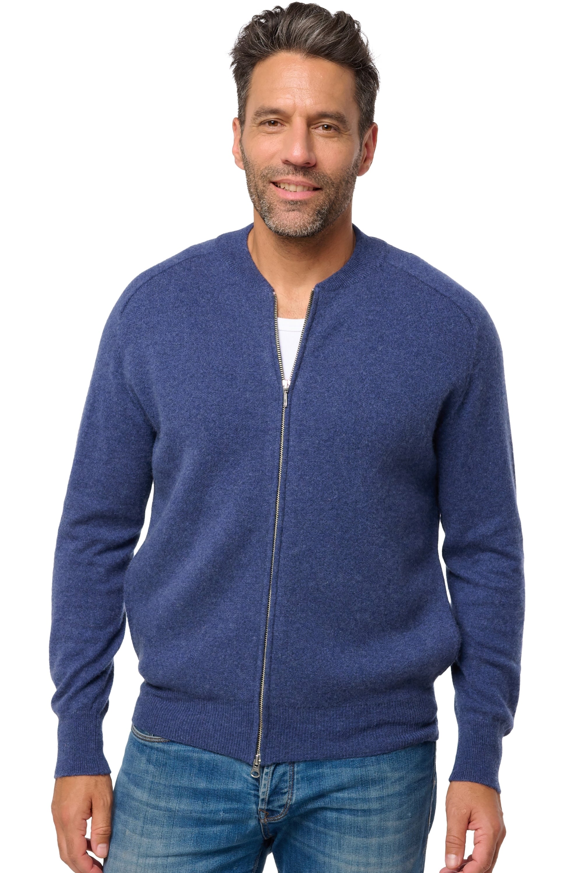 Dwaren in cashmere uomo - indigo - Mahogany