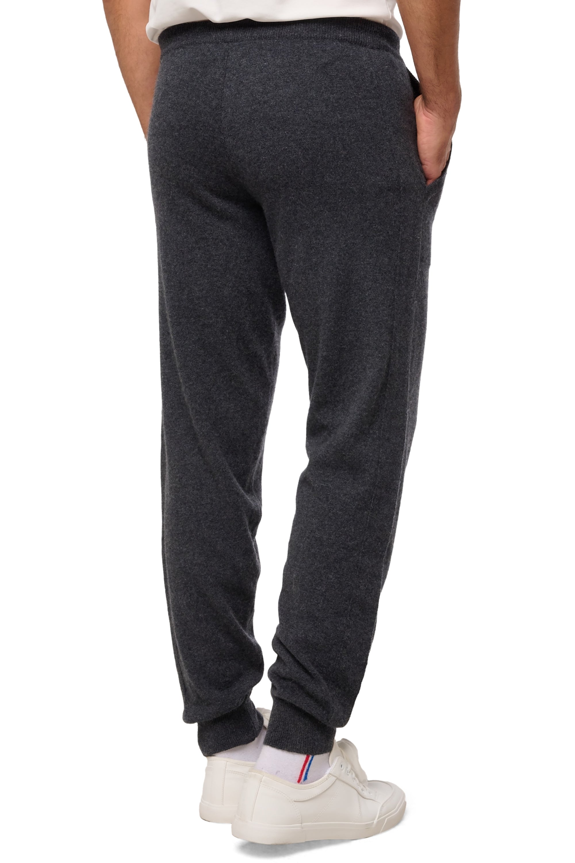 Sanaga en cachemire homme - Vue 2 - anthracite chiné - Mahogany