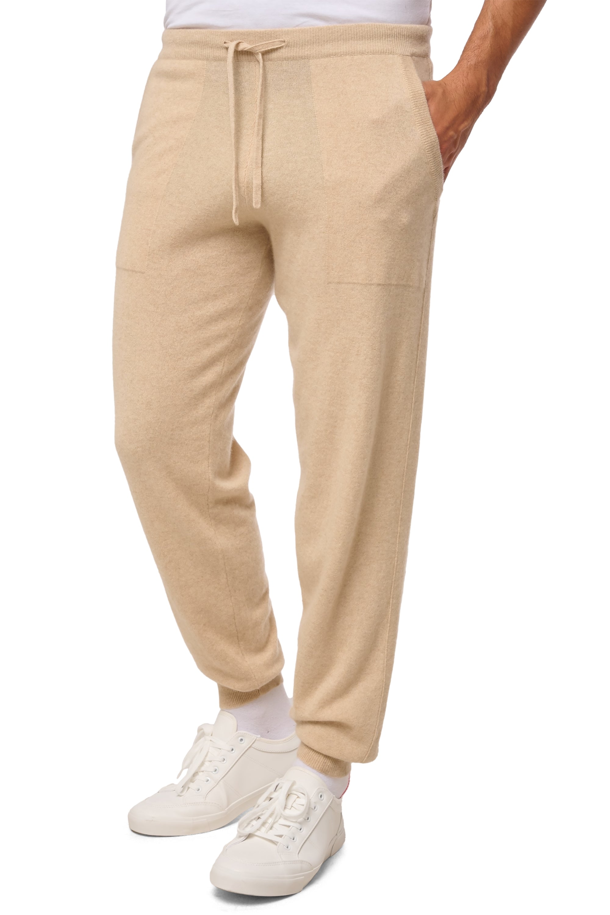 Sanaga in cashmere uomo - natural beige - Mahogany