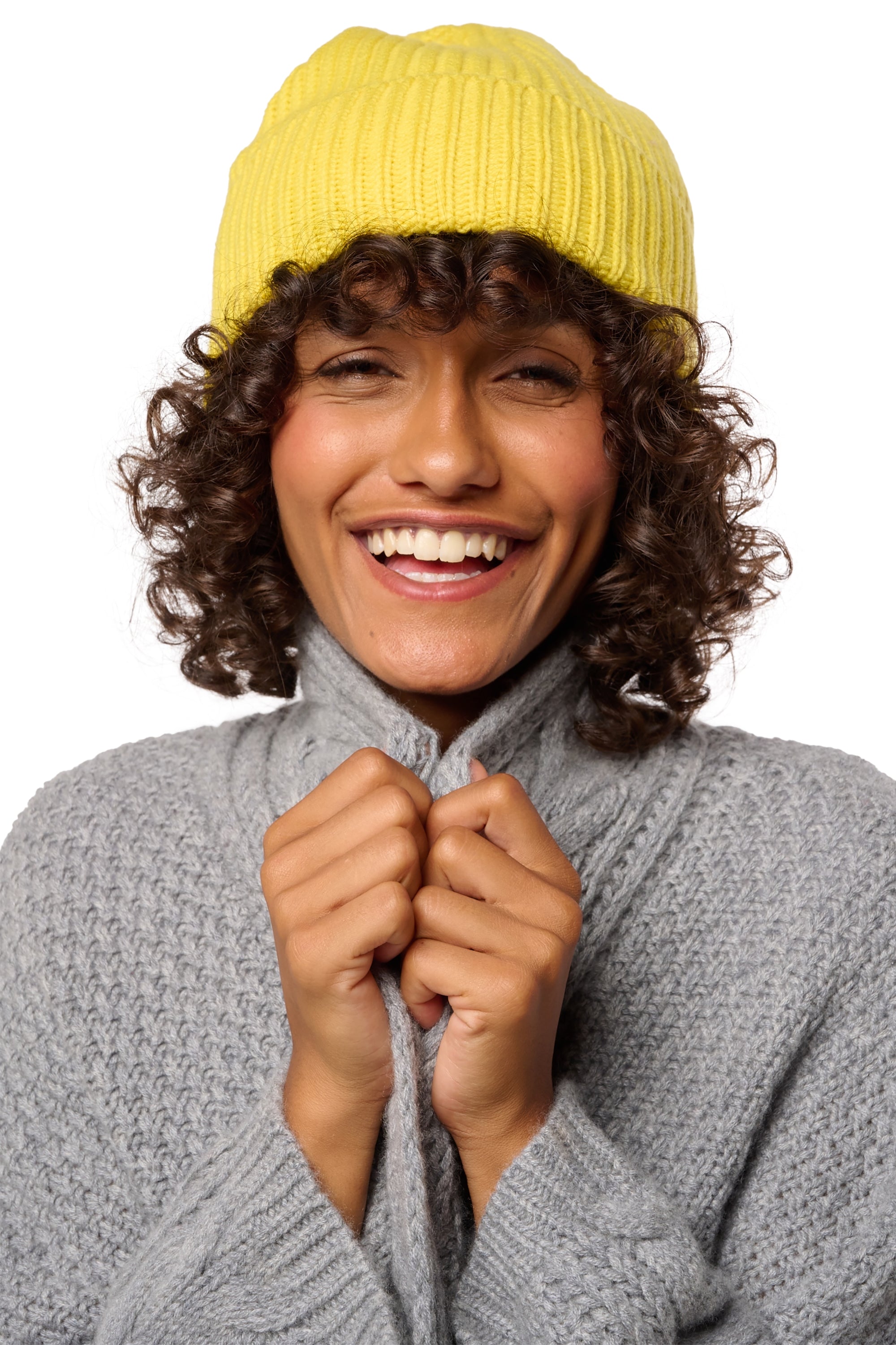 Dido in cashmere misto - giallo citrico - Mahogany