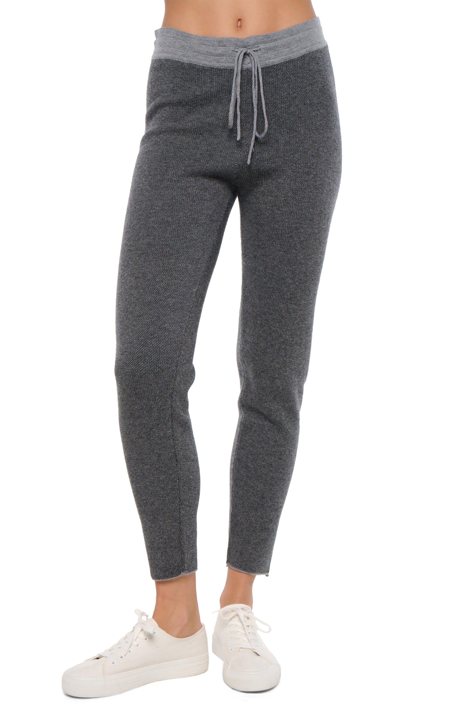 Shiloh in cashmere e cotone donna - thunder chiné - Mahogany