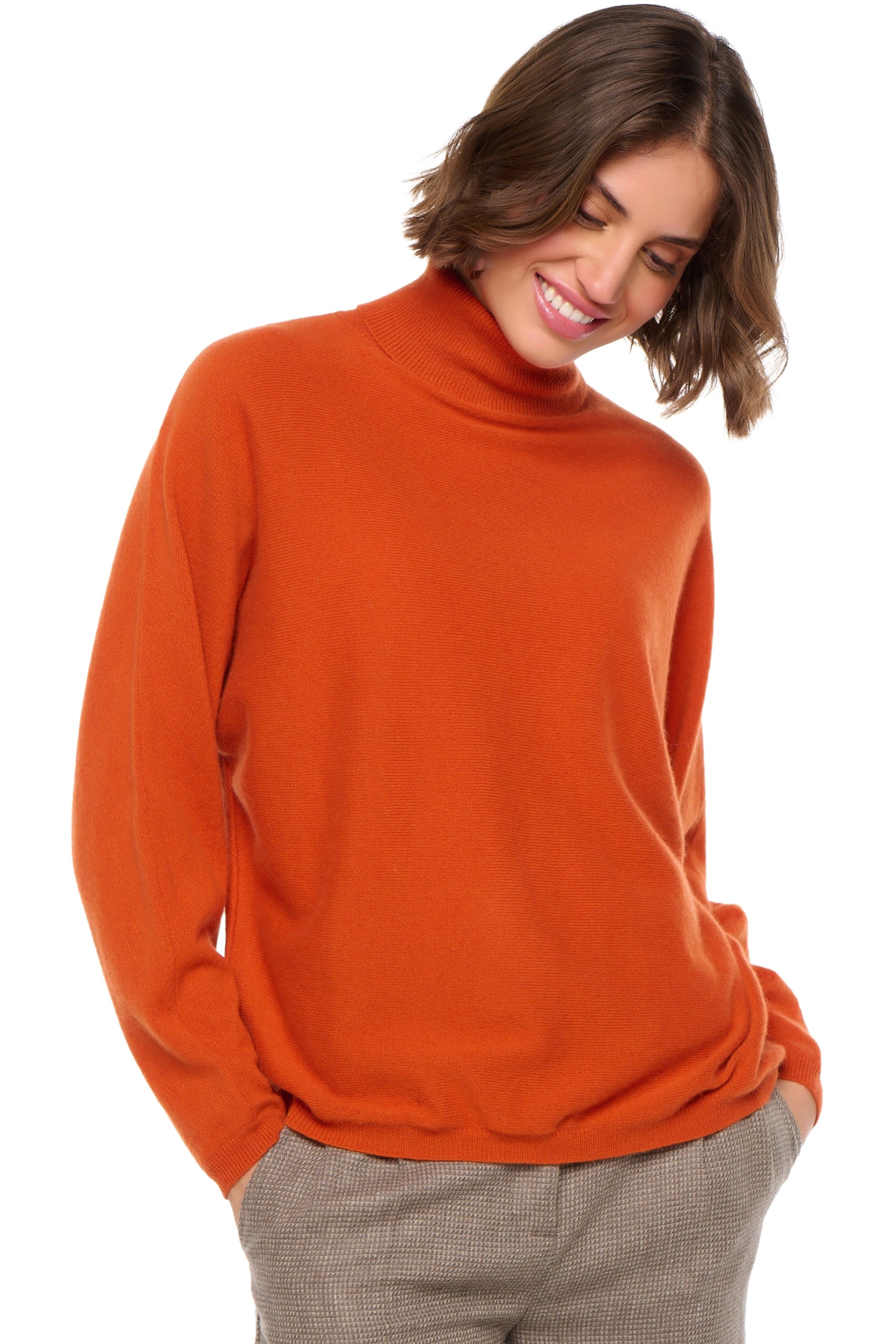 Amarillo in cashmere donna - marmelade - Mahogany