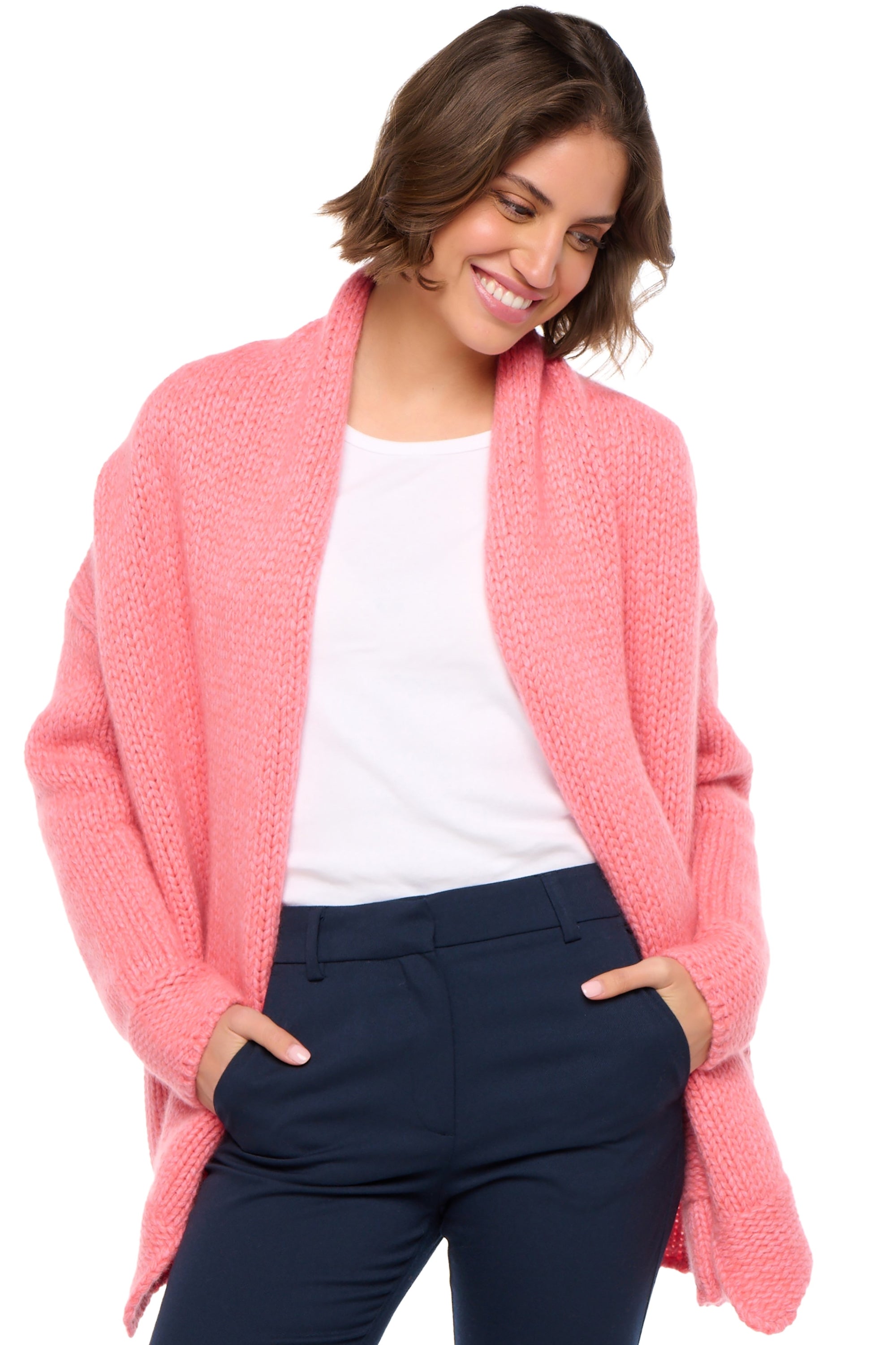 Vienne in cashmere donna - pesca / rosa - Mahogany