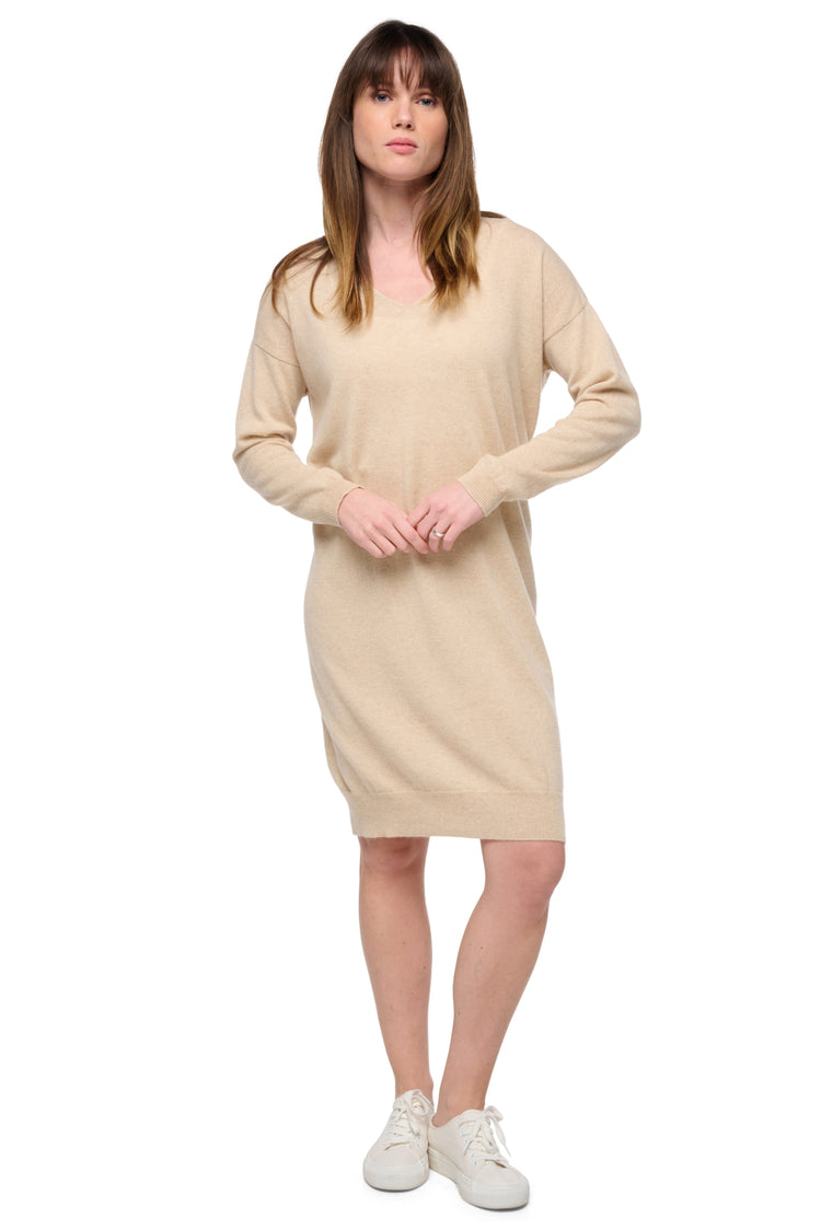 Syracuse in cashmere donna - natural beige - Mahogany