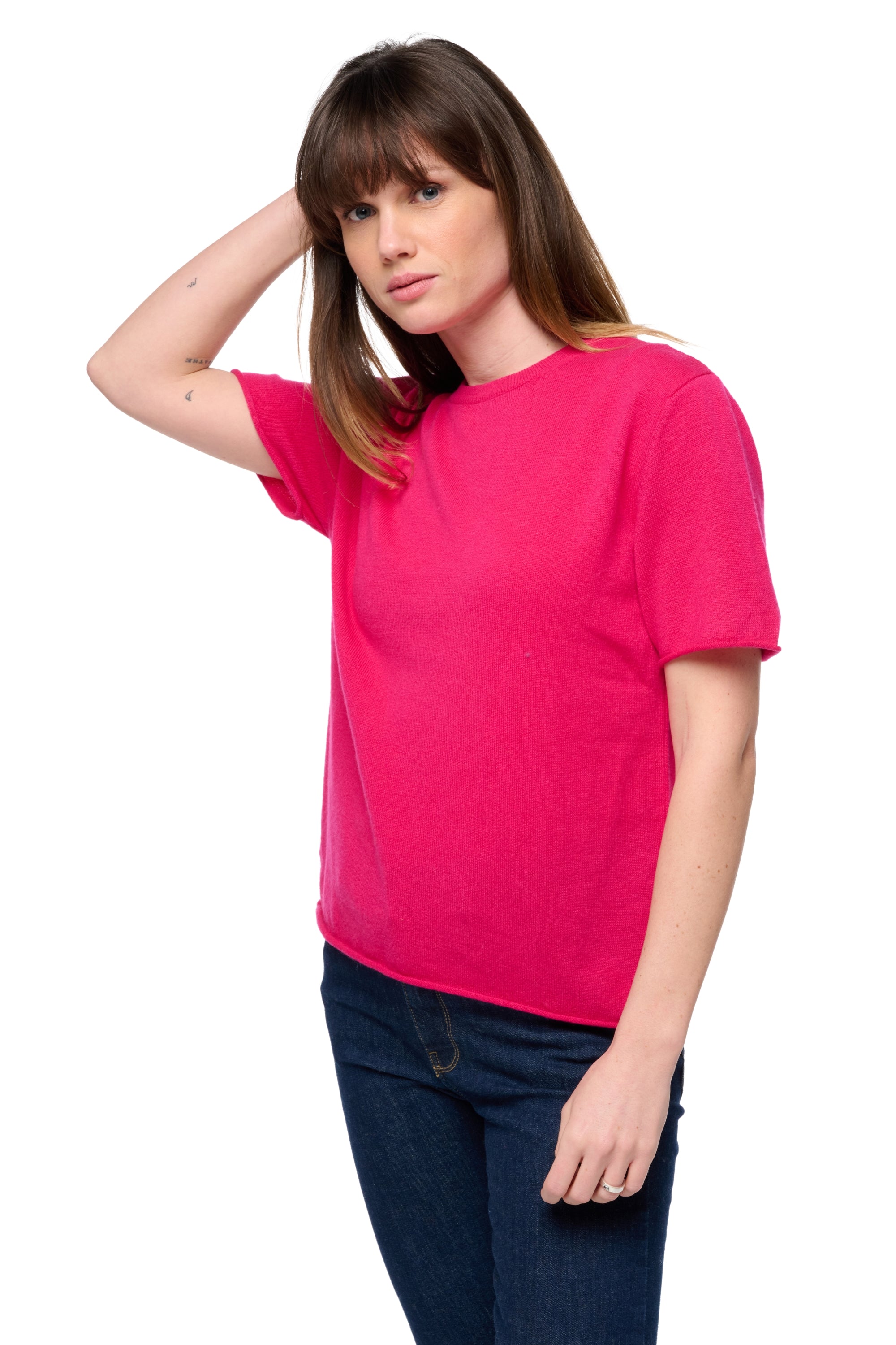 Seattle en cachemire femme - Vue 1 - lipstick - Mahogany