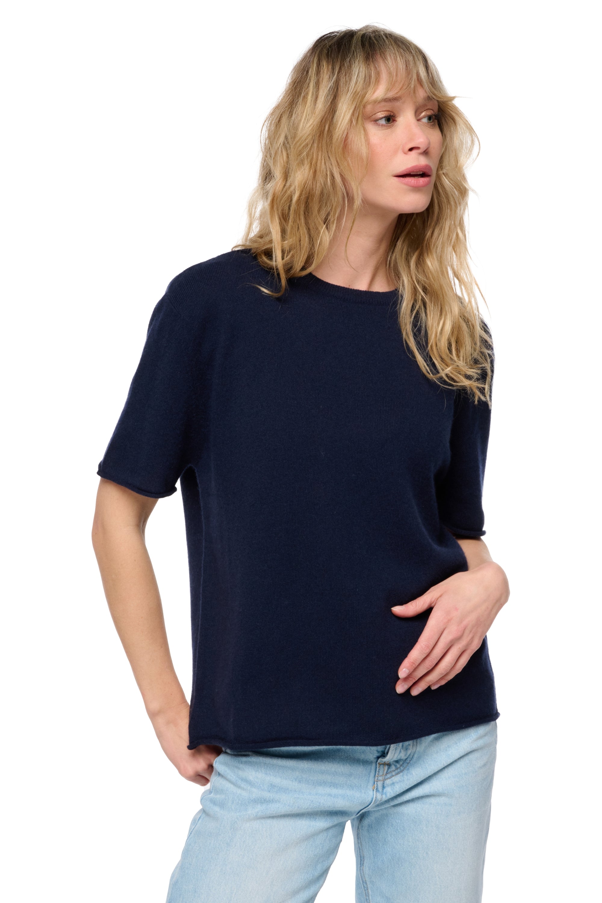 Seattle in cashmere donna - blu marino scuro - Mahogany