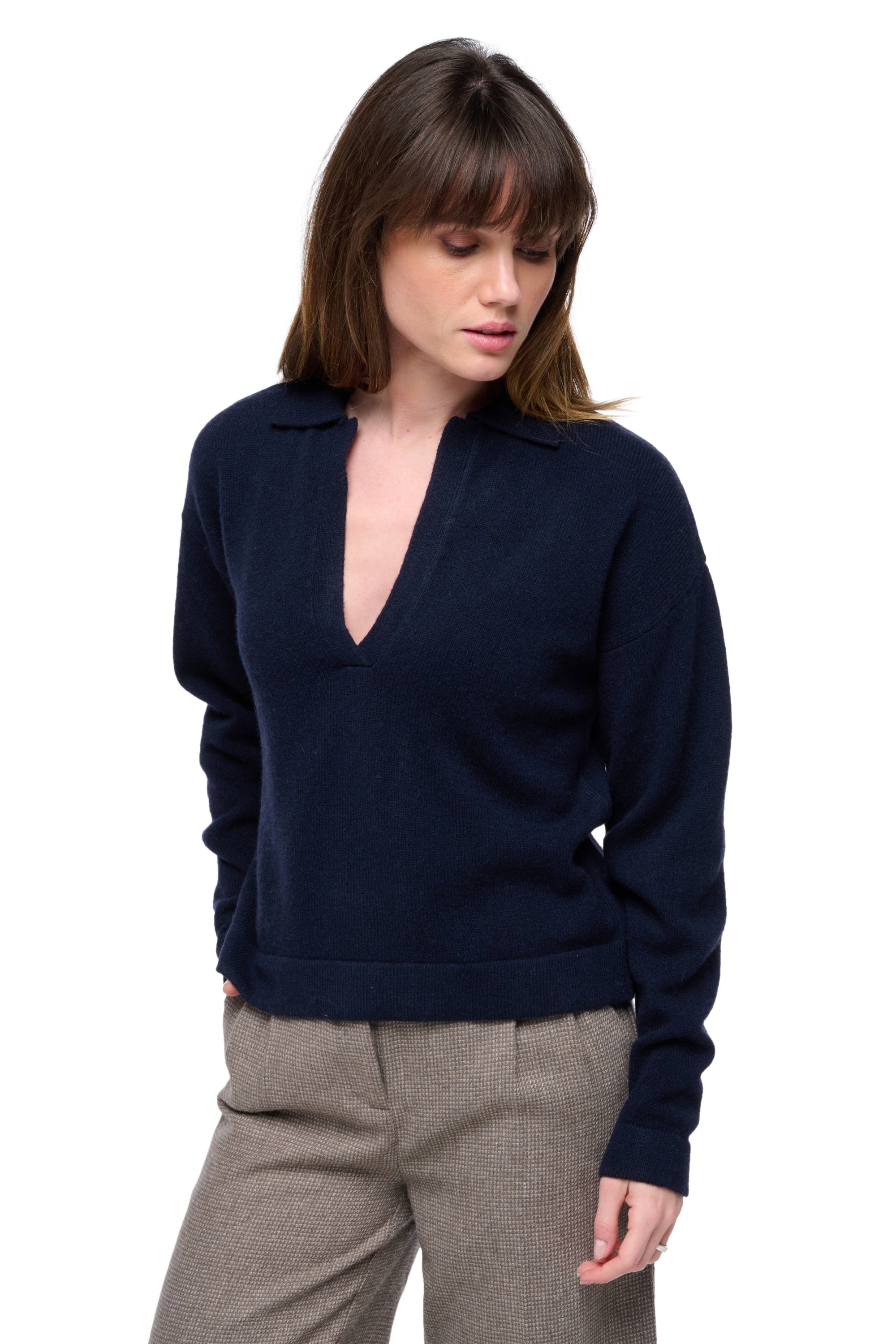 Serbia in yak donna - blu notte - Mahogany