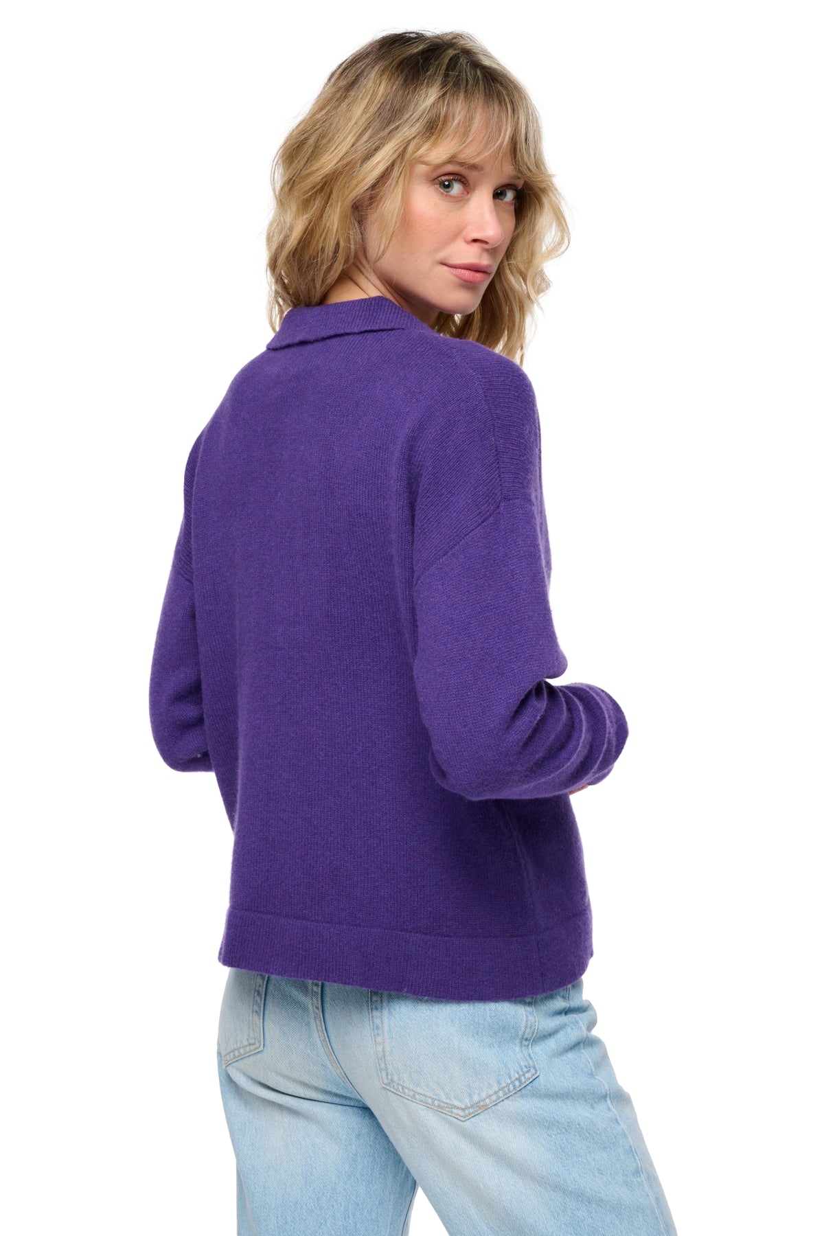 Serbia en yak femme - Vue 3 - deep purple - Mahogany