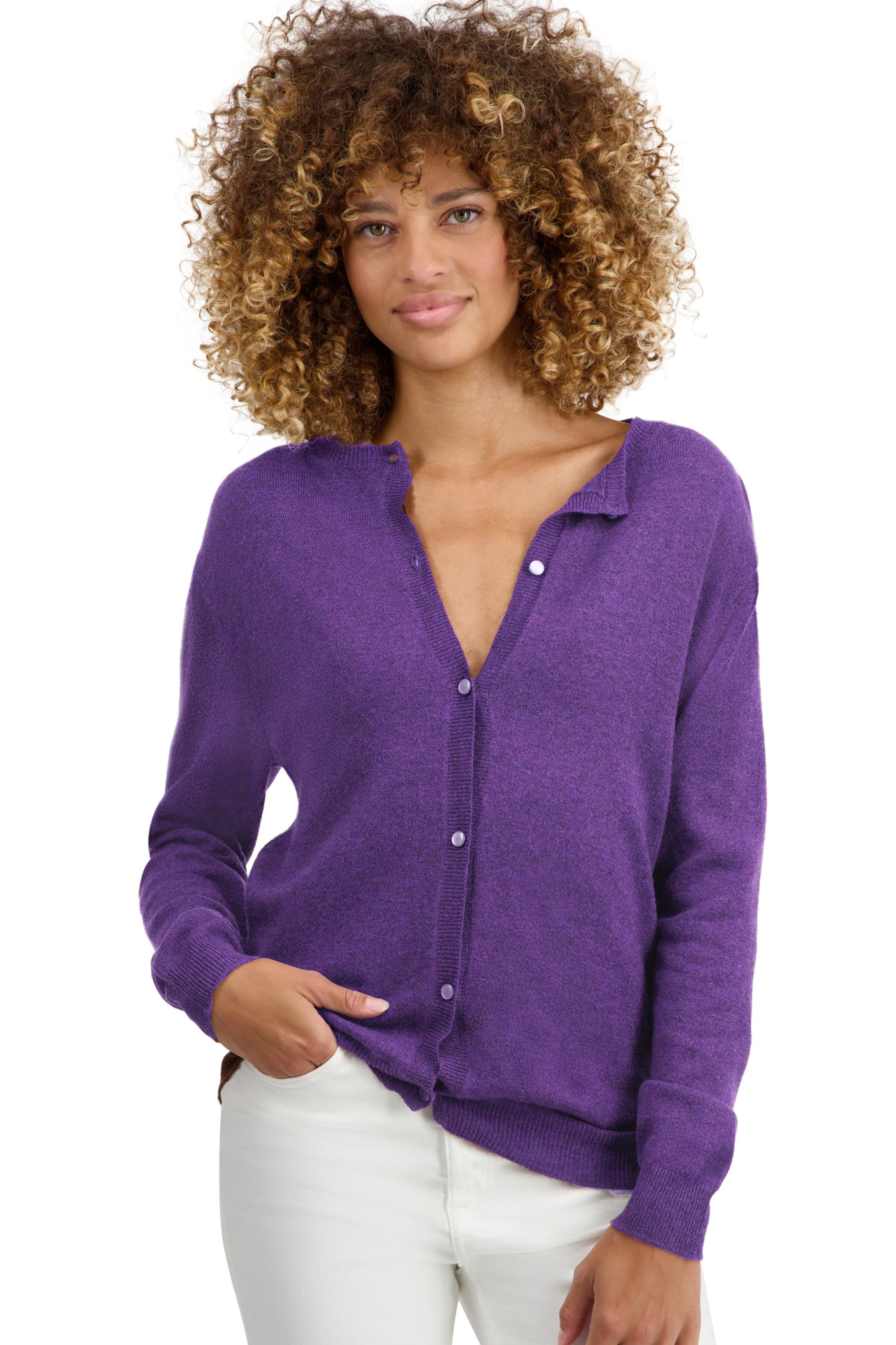 Tyra in cashmere donna - new highland - Mahogany