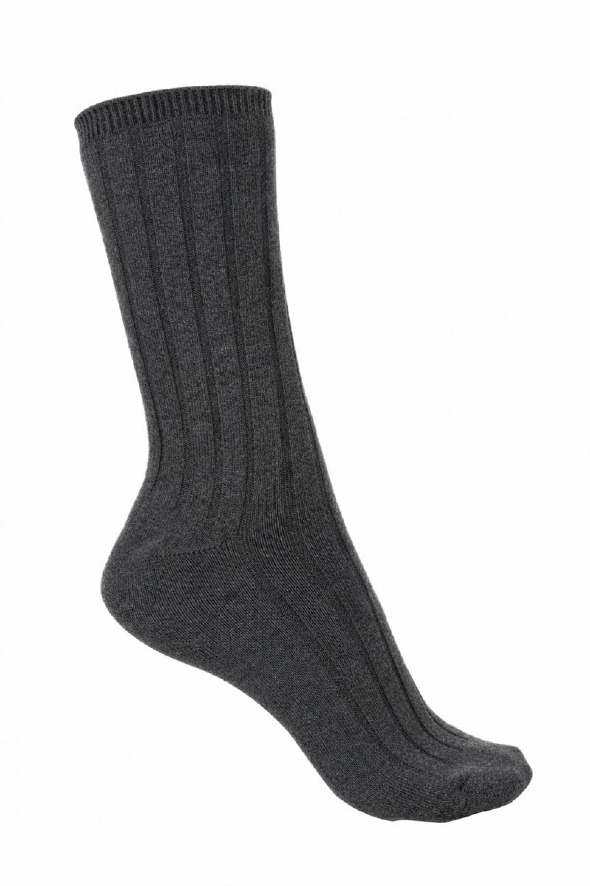 Dragibus in cashmere & elastan donna - antracite chiné - Mahogany