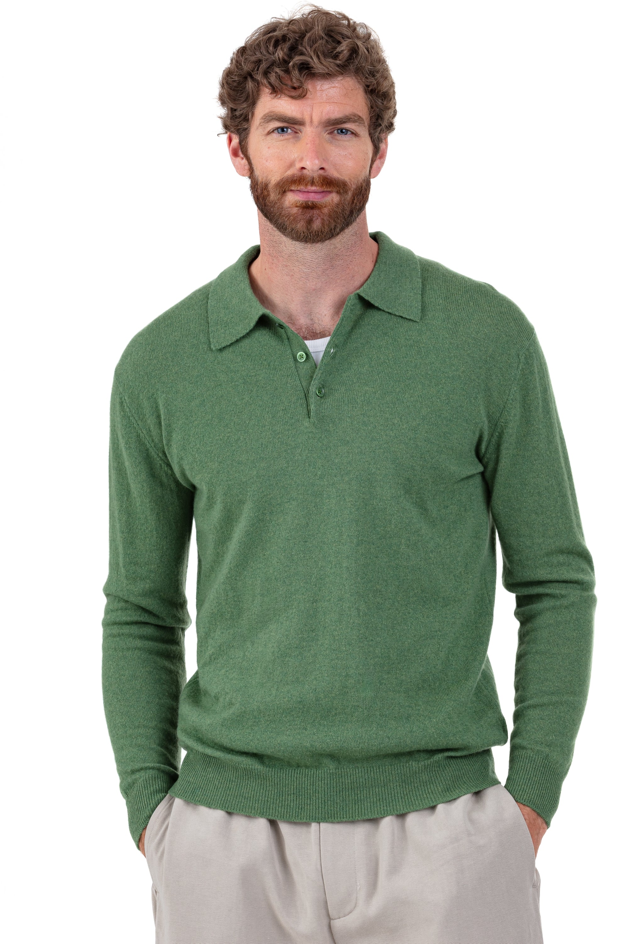 Tarn in cashmere uomo - foliage - Mahogany