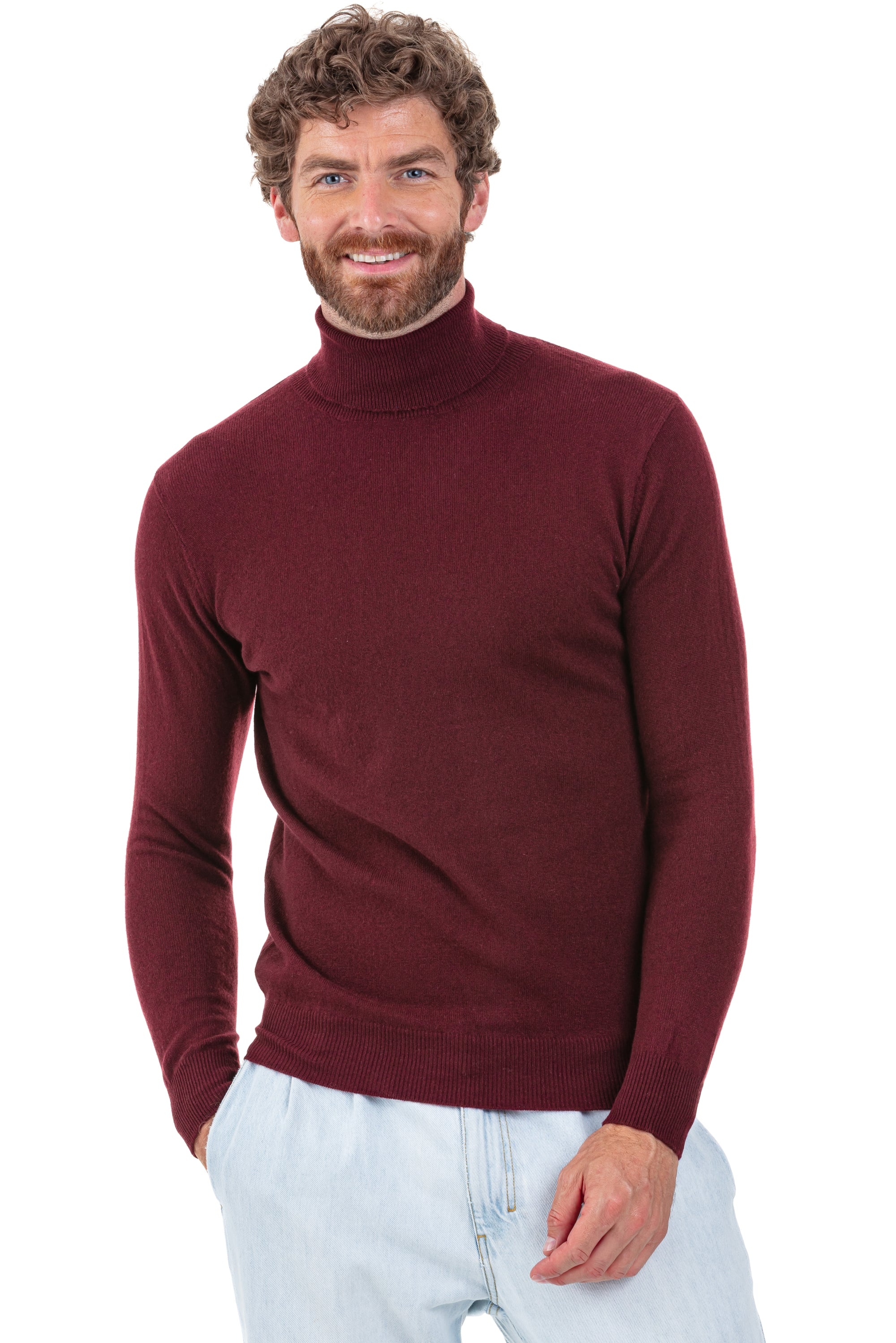 Tarry in cashmere uomo - deep violet - Mahogany