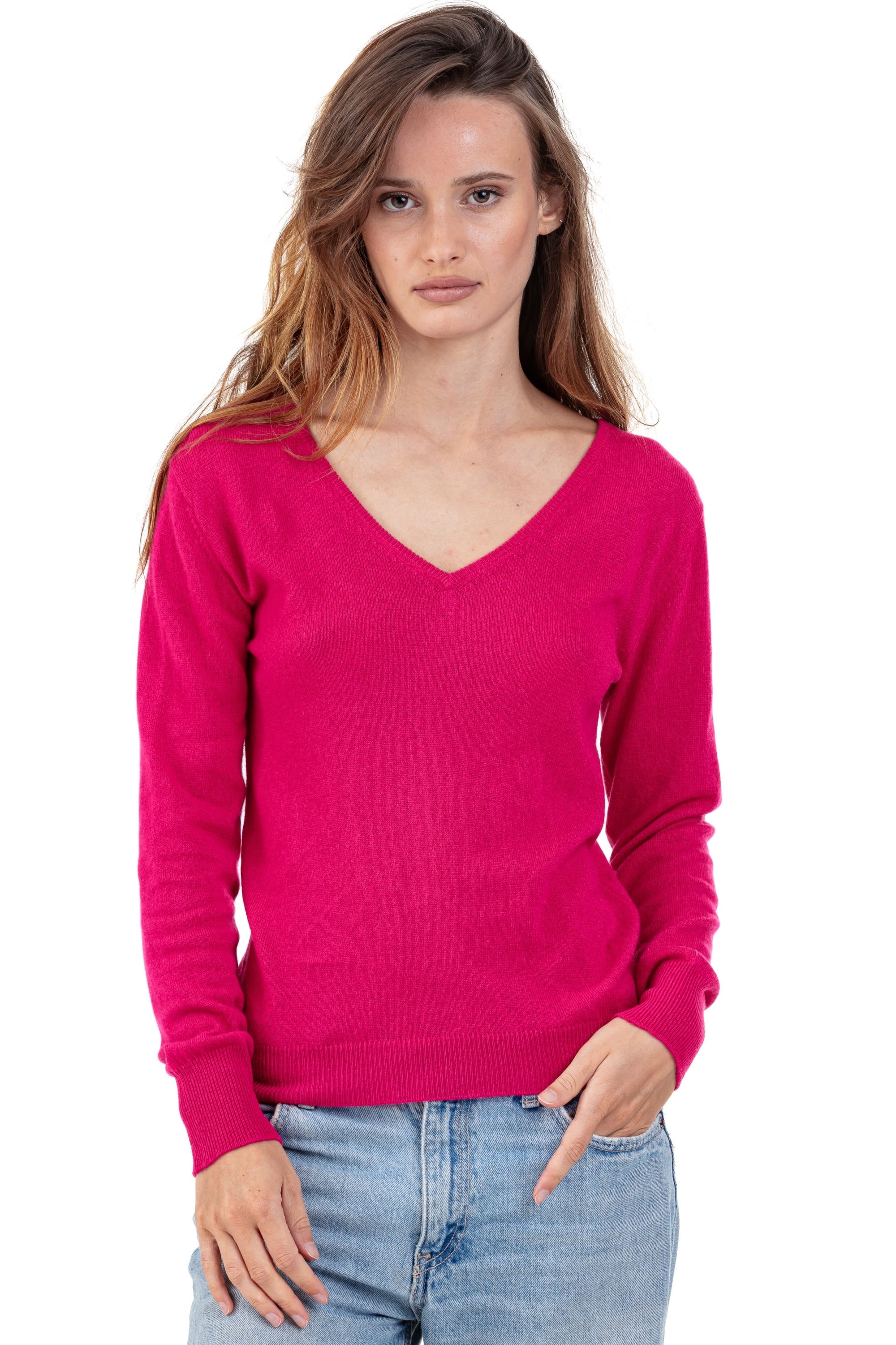 Trieste in cashmere donna - lipstick - Mahogany