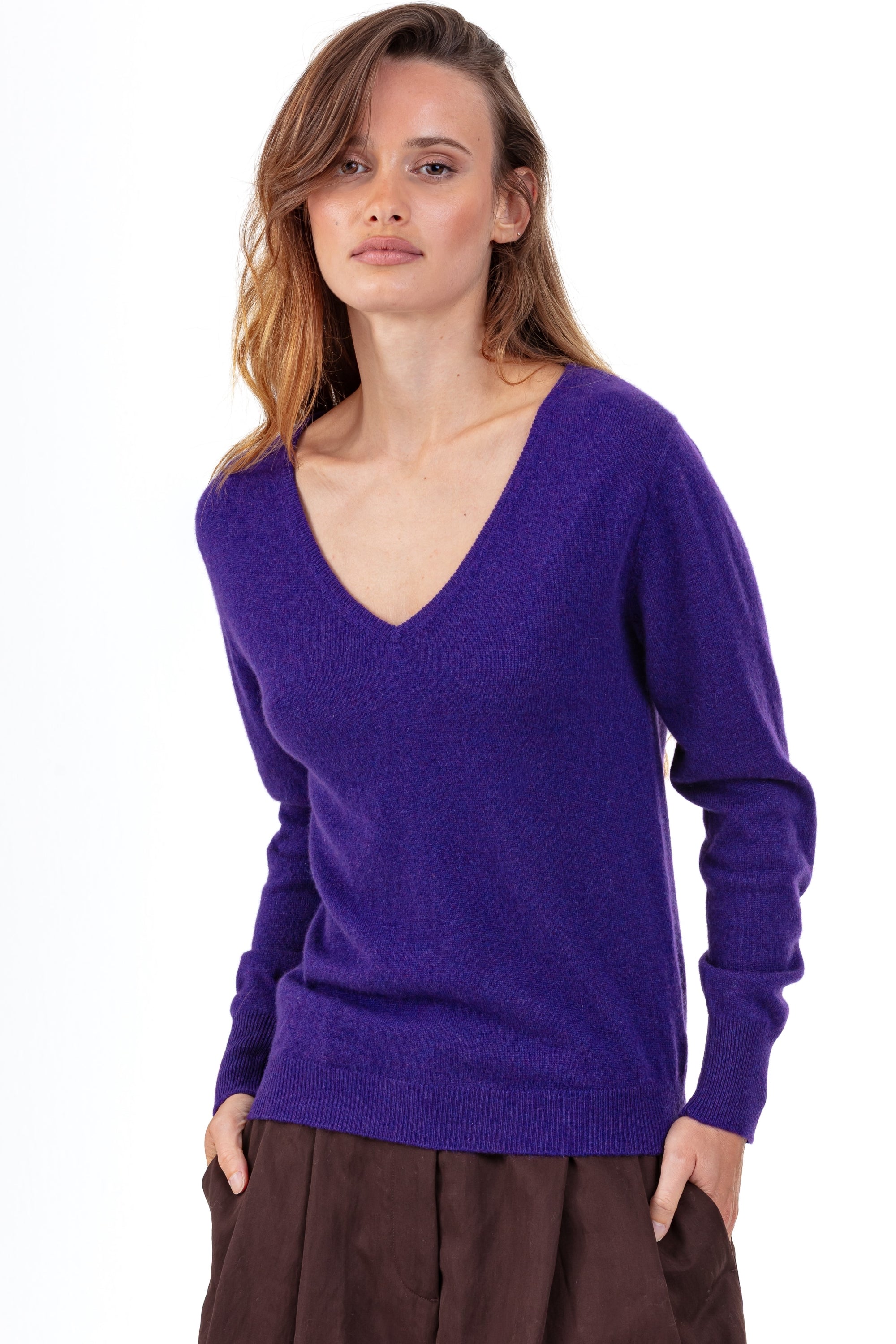 Trieste in cashmere donna - majesty - Mahogany