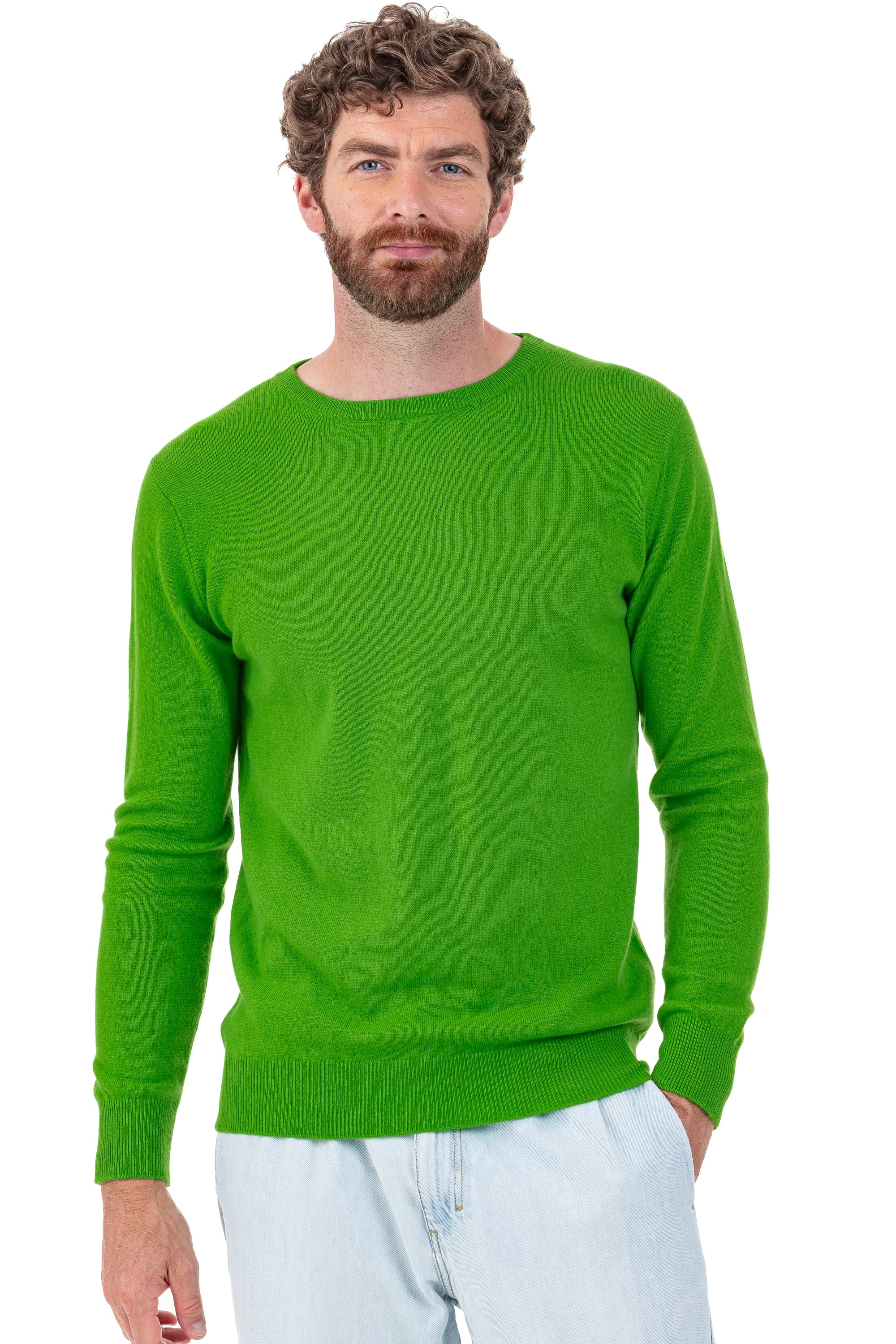 Tao in cashmere uomo - flash green - Mahogany