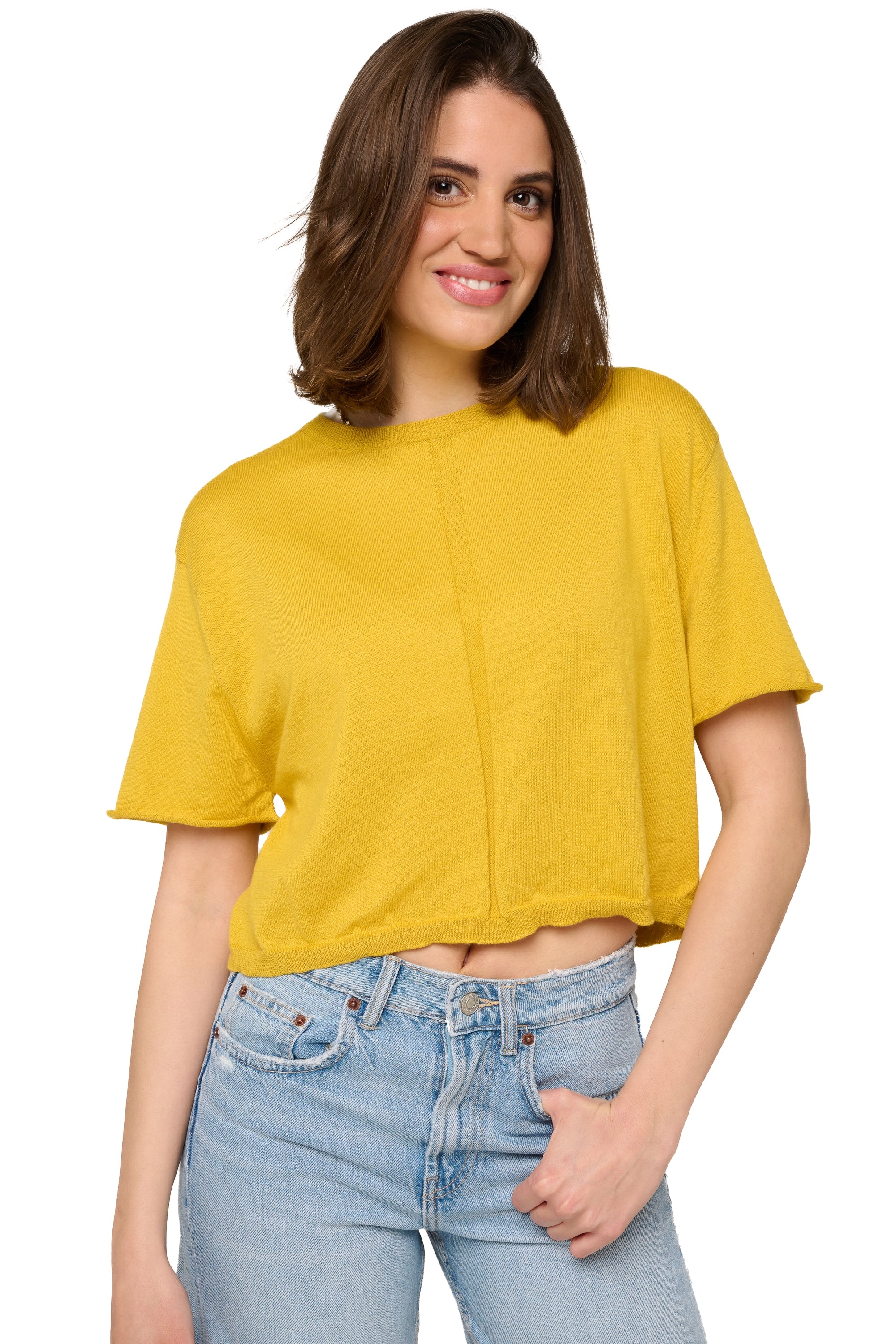 Rita in cashmere e cotone donna - korma - Mahogany