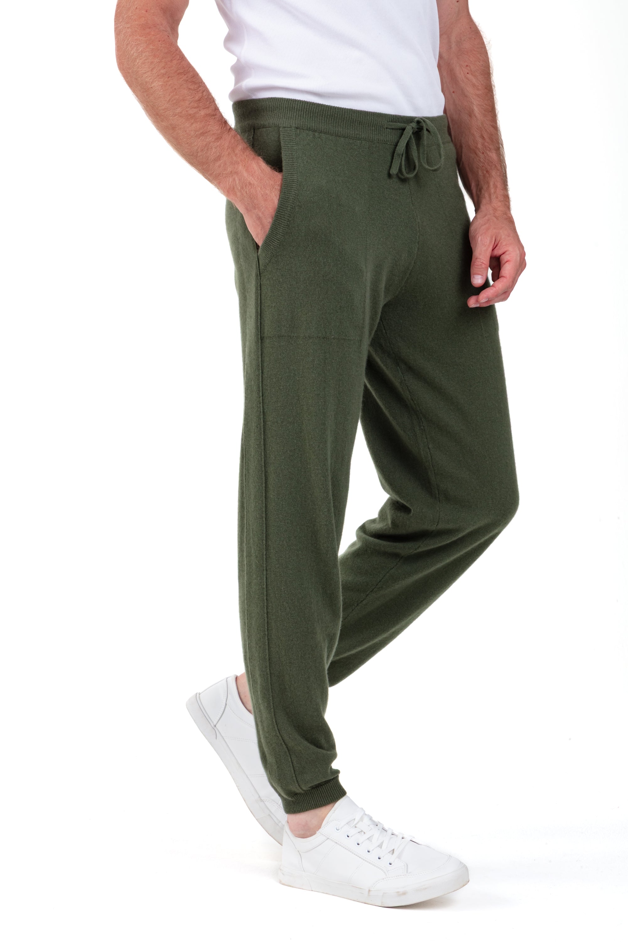 Sanaga in cashmere uomo - kaki 2025 - Mahogany