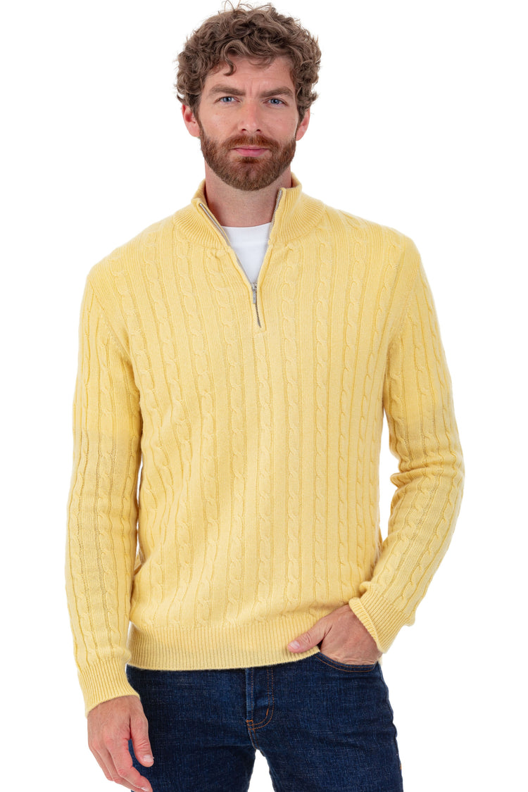 Taurus in cashmere uomo - pina colada - Mahogany