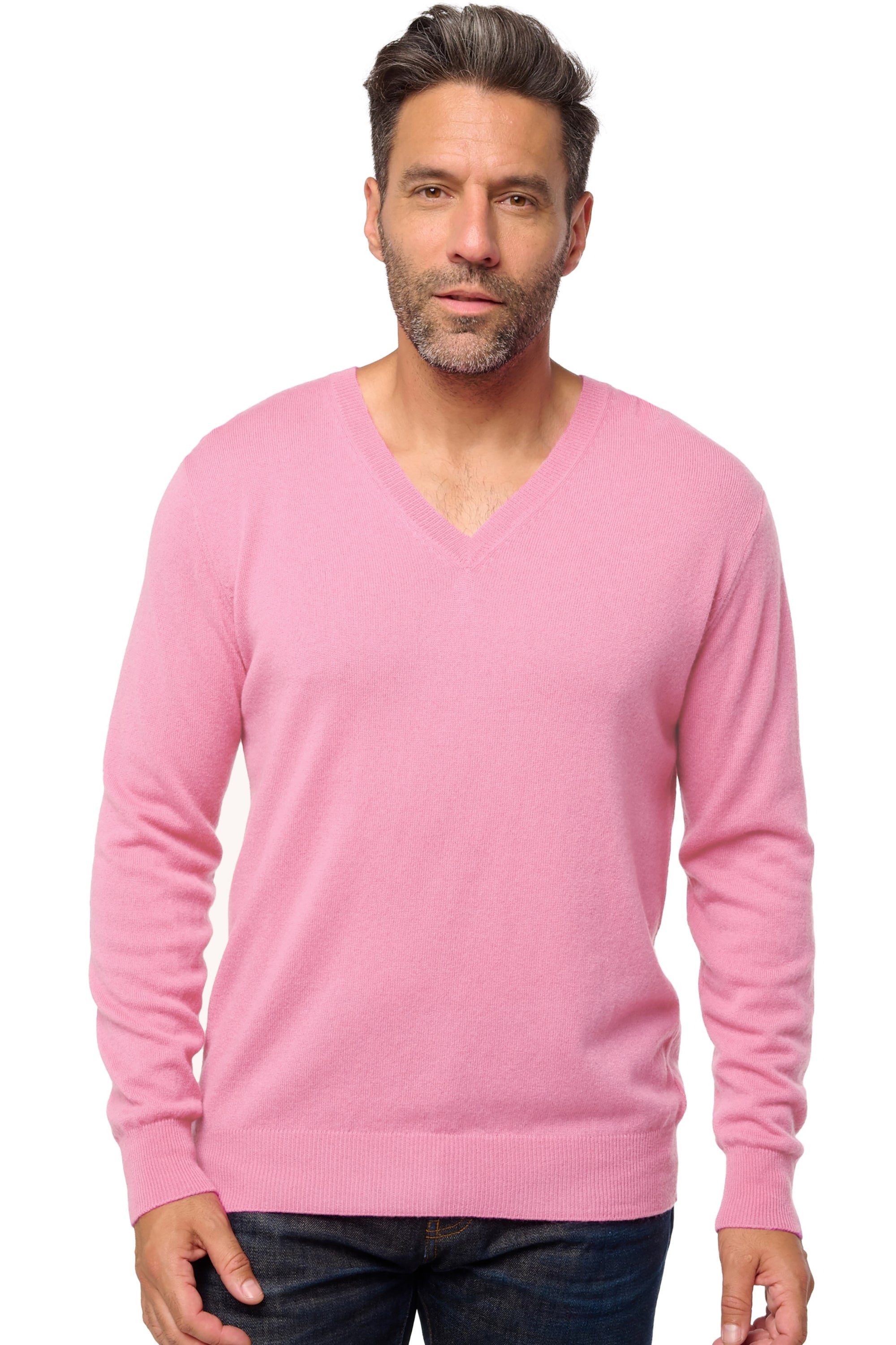 Tor in cashmere uomo - strawberry ice - Mahogany
