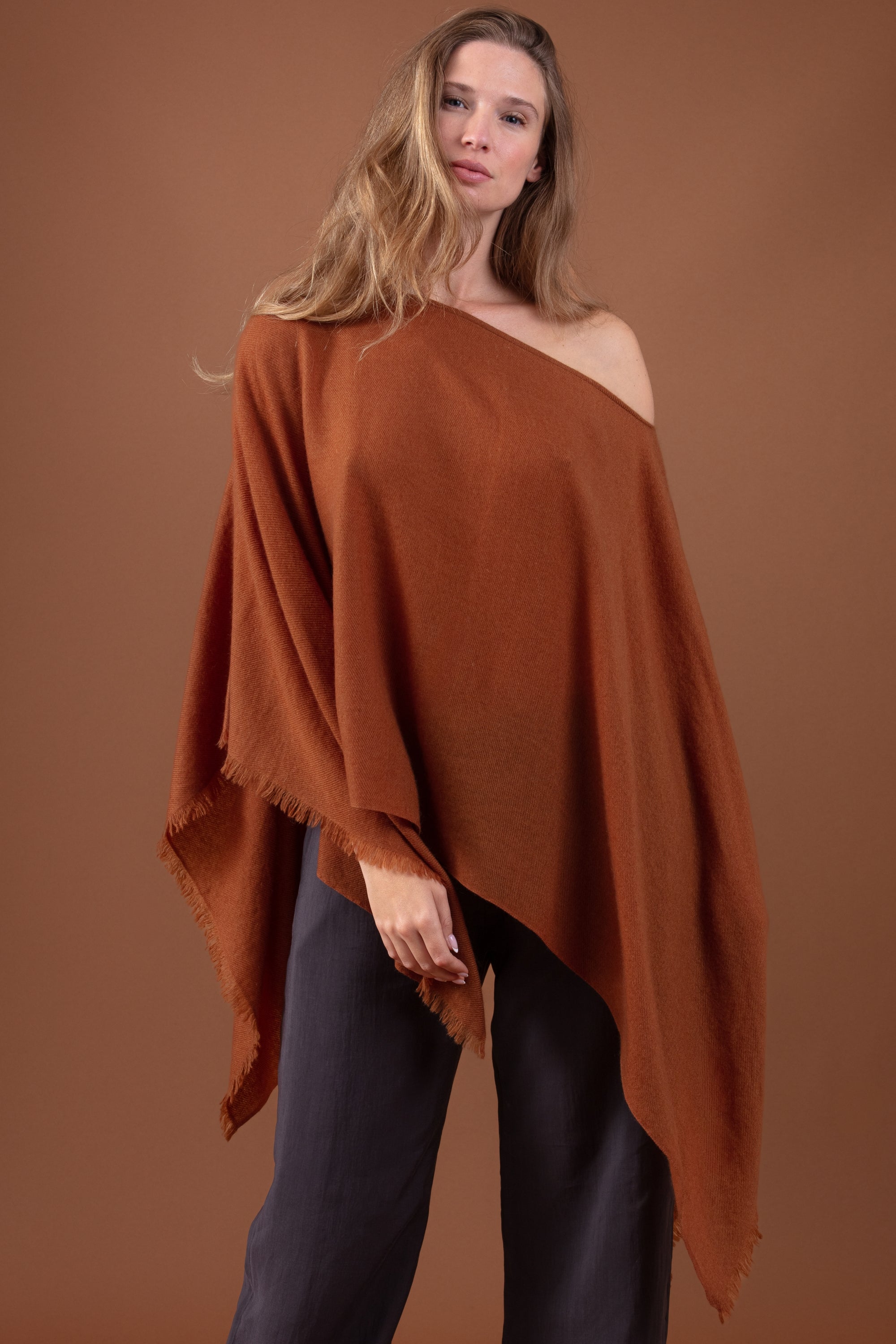 Tokyo in cashmere donna - butterscotch - Mahogany