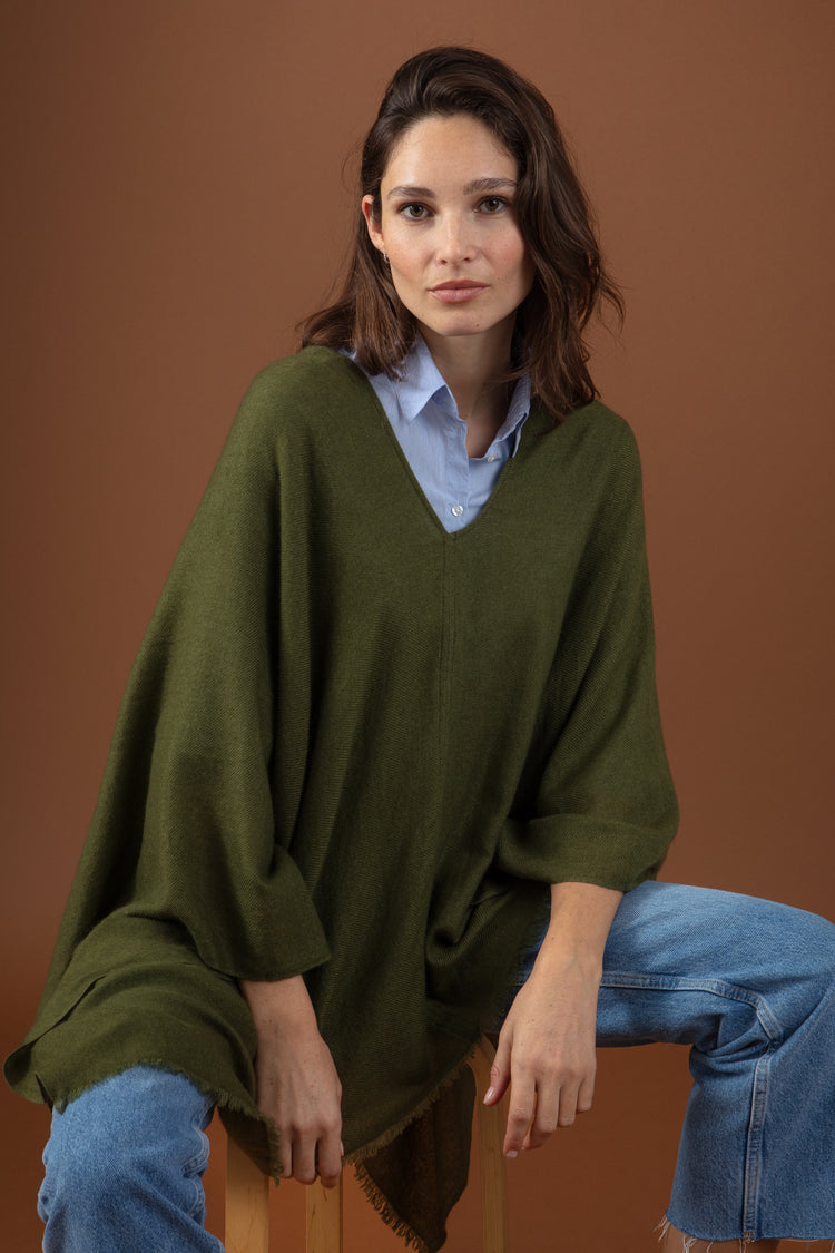 Tokyo in cashmere donna - kaki 2025 - Mahogany