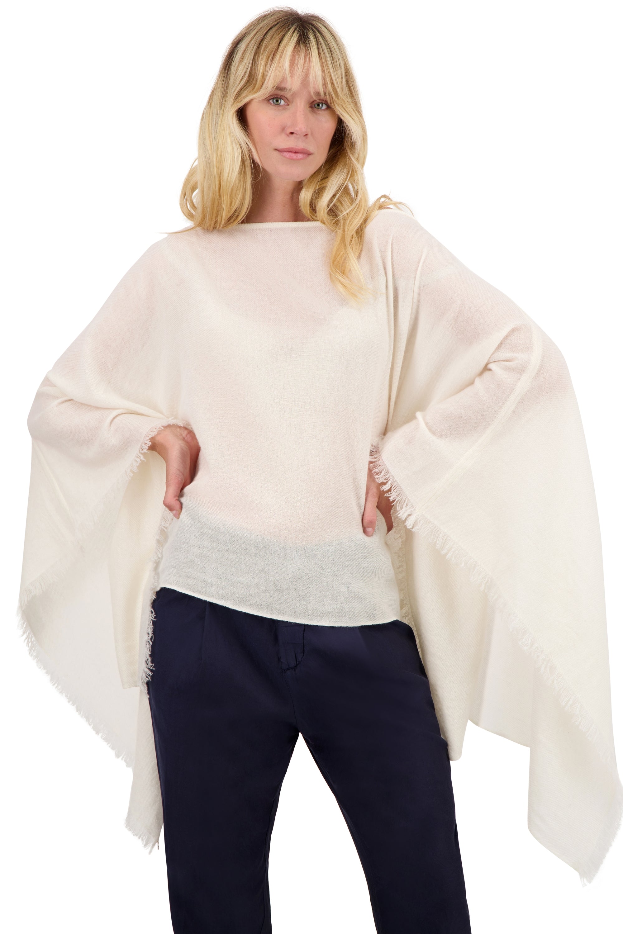 Tokyo in cashmere donna - natural écru - Mahogany