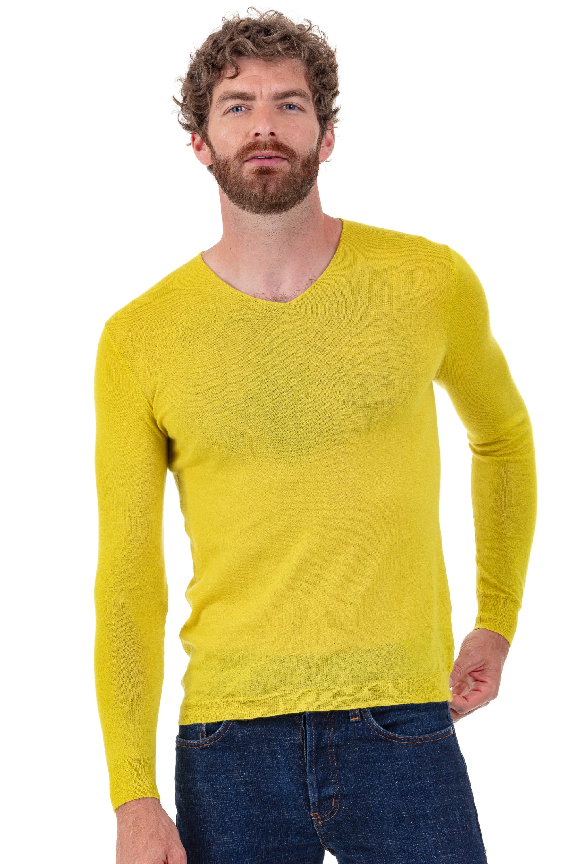 Leopaul in piumino di cashmere uomo - stem - Mahogany