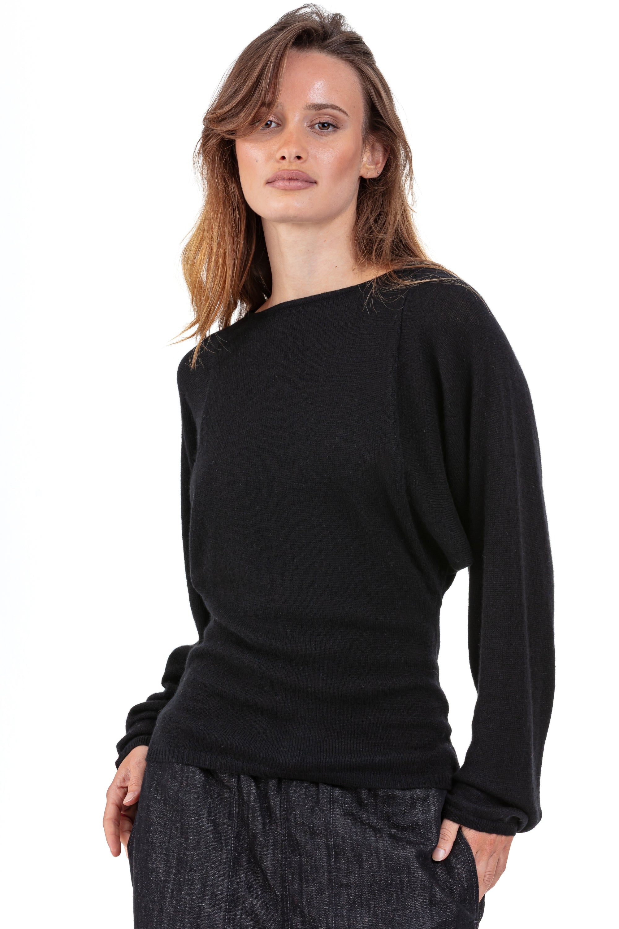 Palermo in cashmere donna - nero - Mahogany