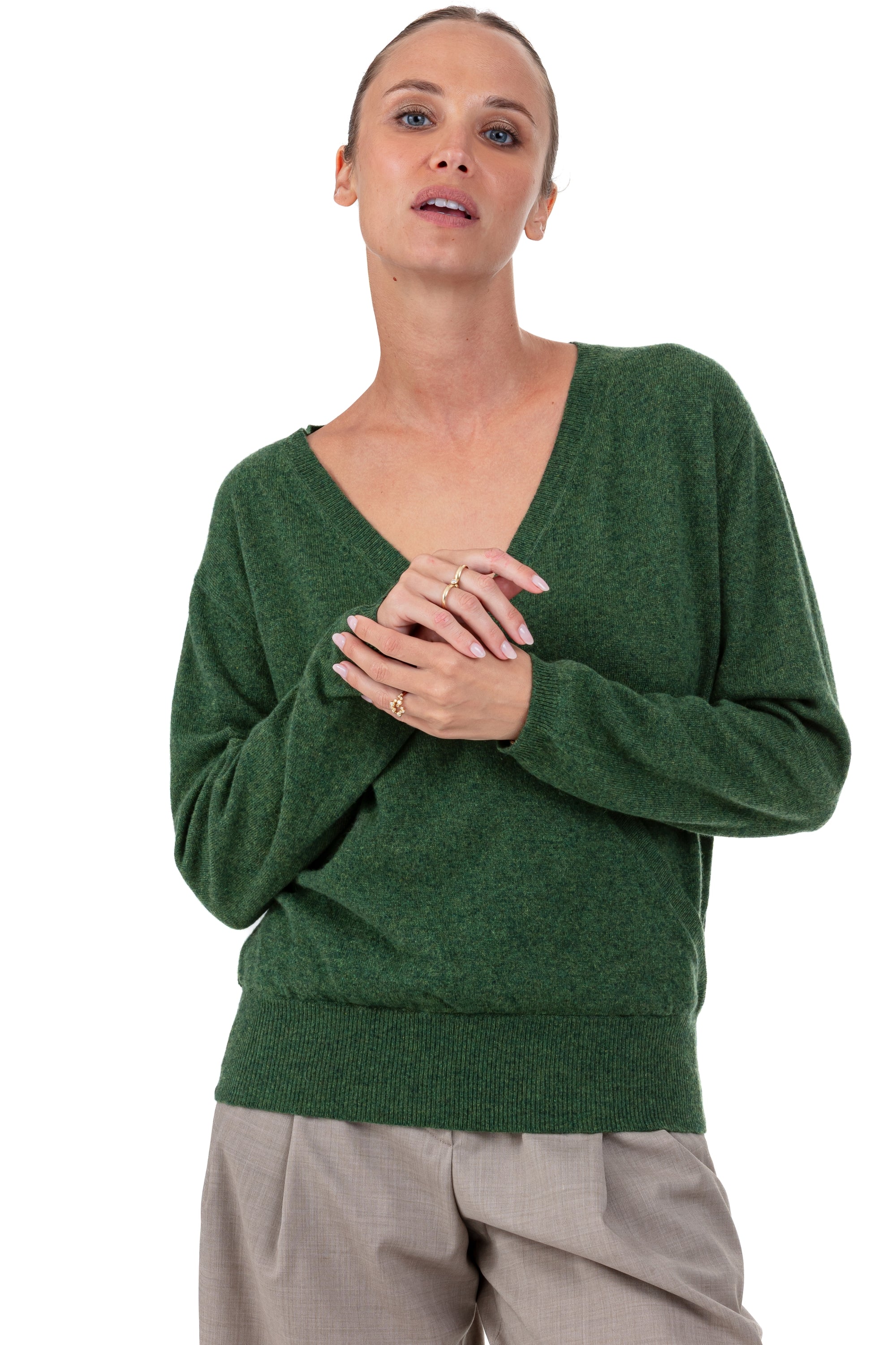 Paula in cashmere donna - cedar - Mahogany