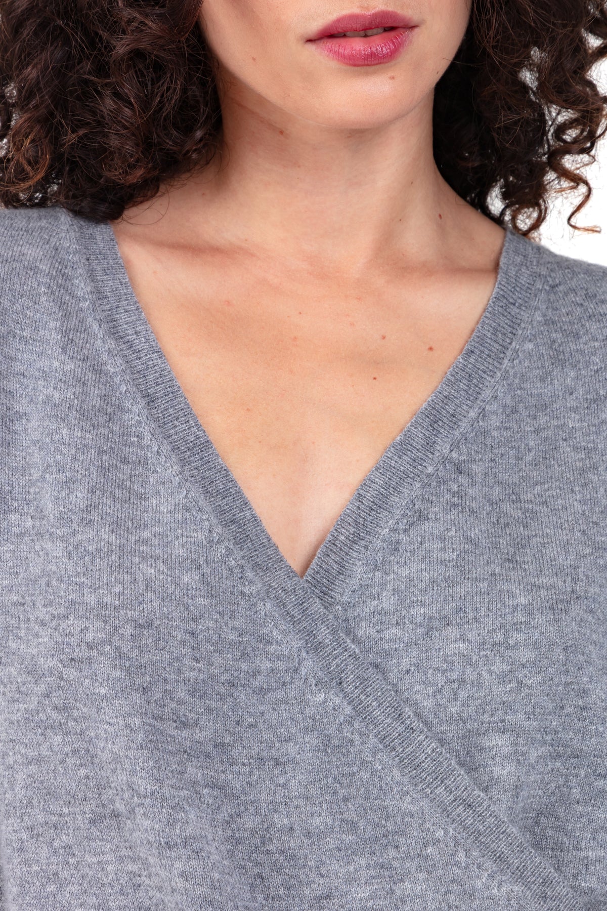 Paula en cachemire femme - Vue 2 - gris chiné - Mahogany