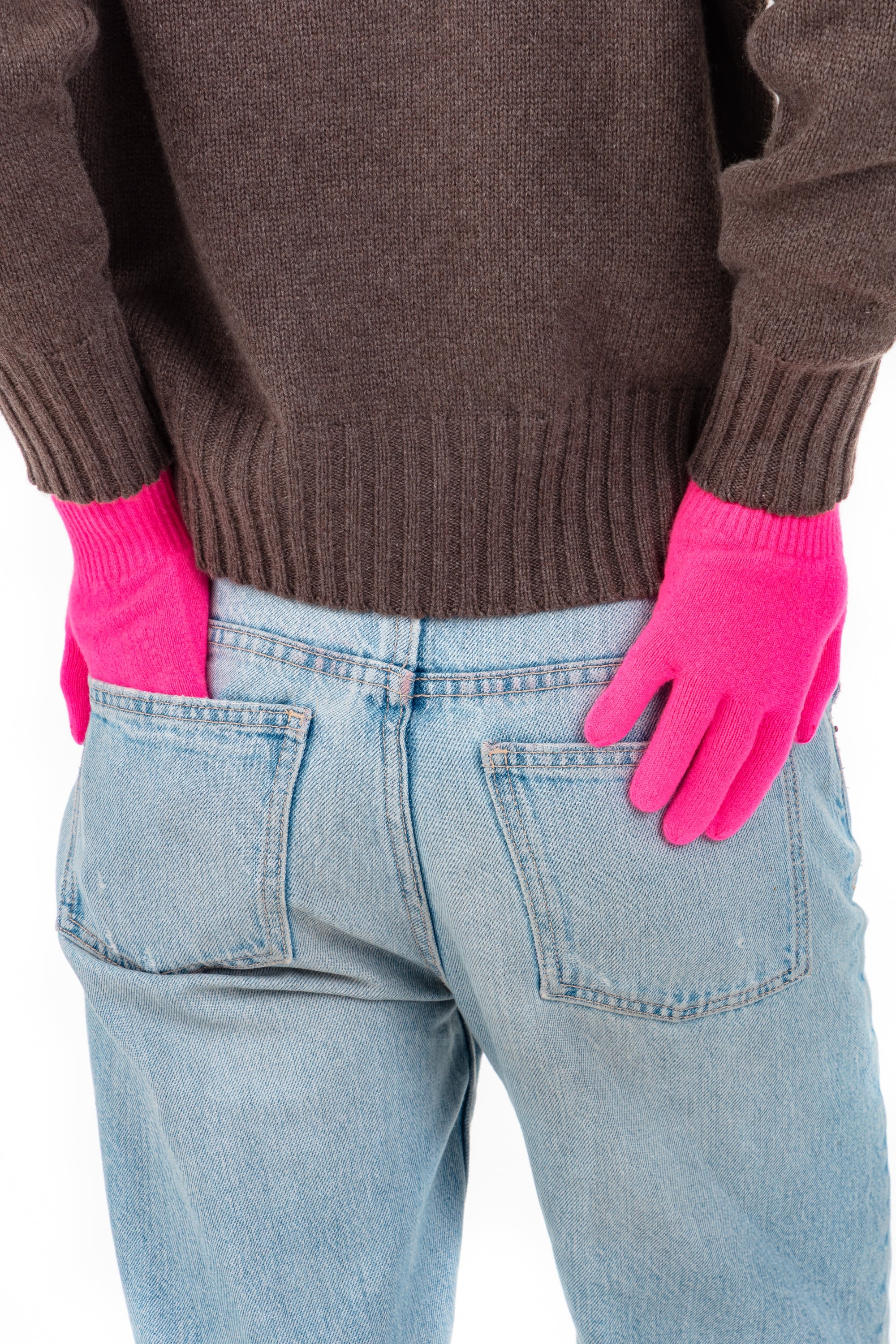 Pewpew in cashmere & elastan donna - dayglo - Mahogany