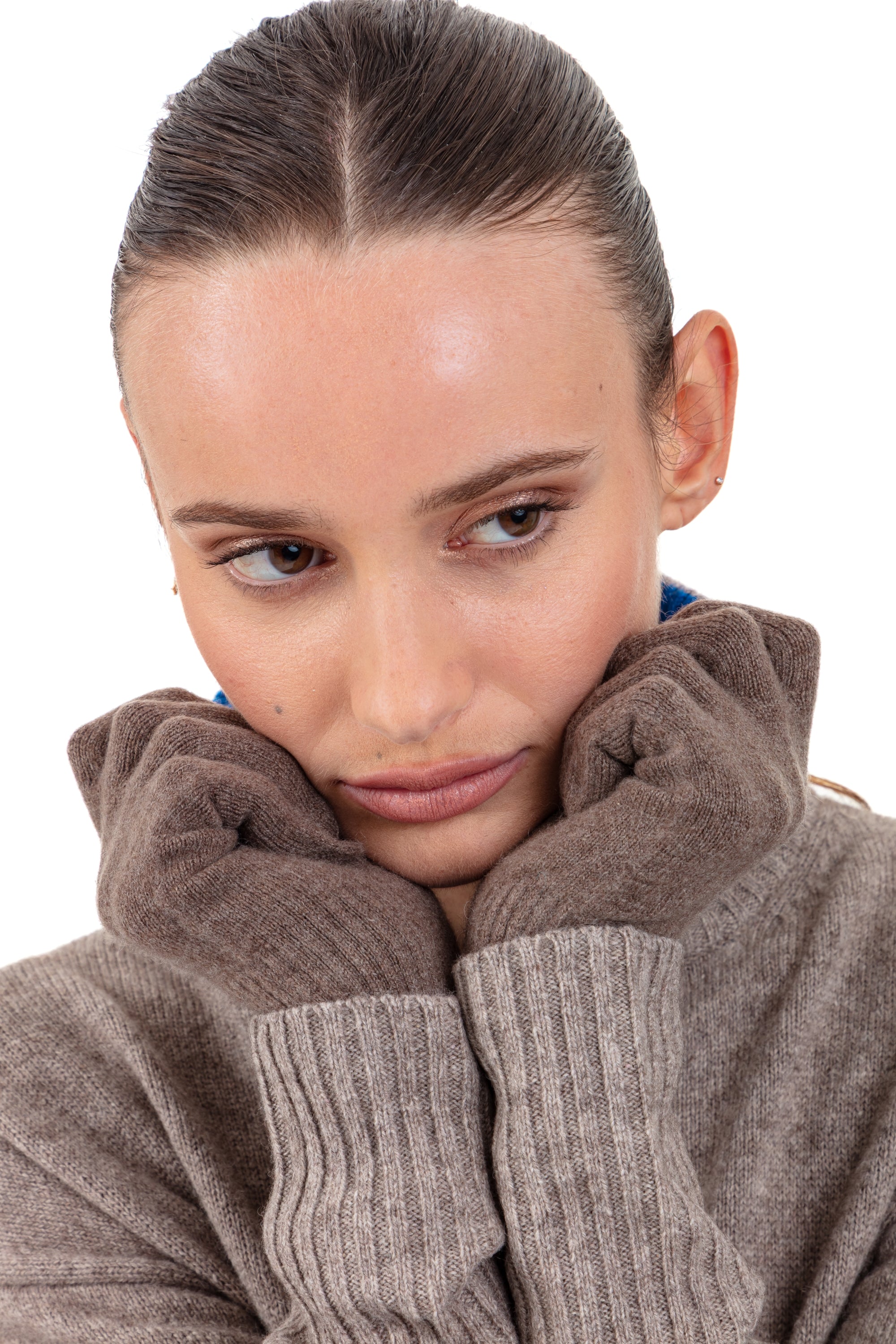 Pewpew in cashmere & elastan donna - natural winter dawn - Mahogany