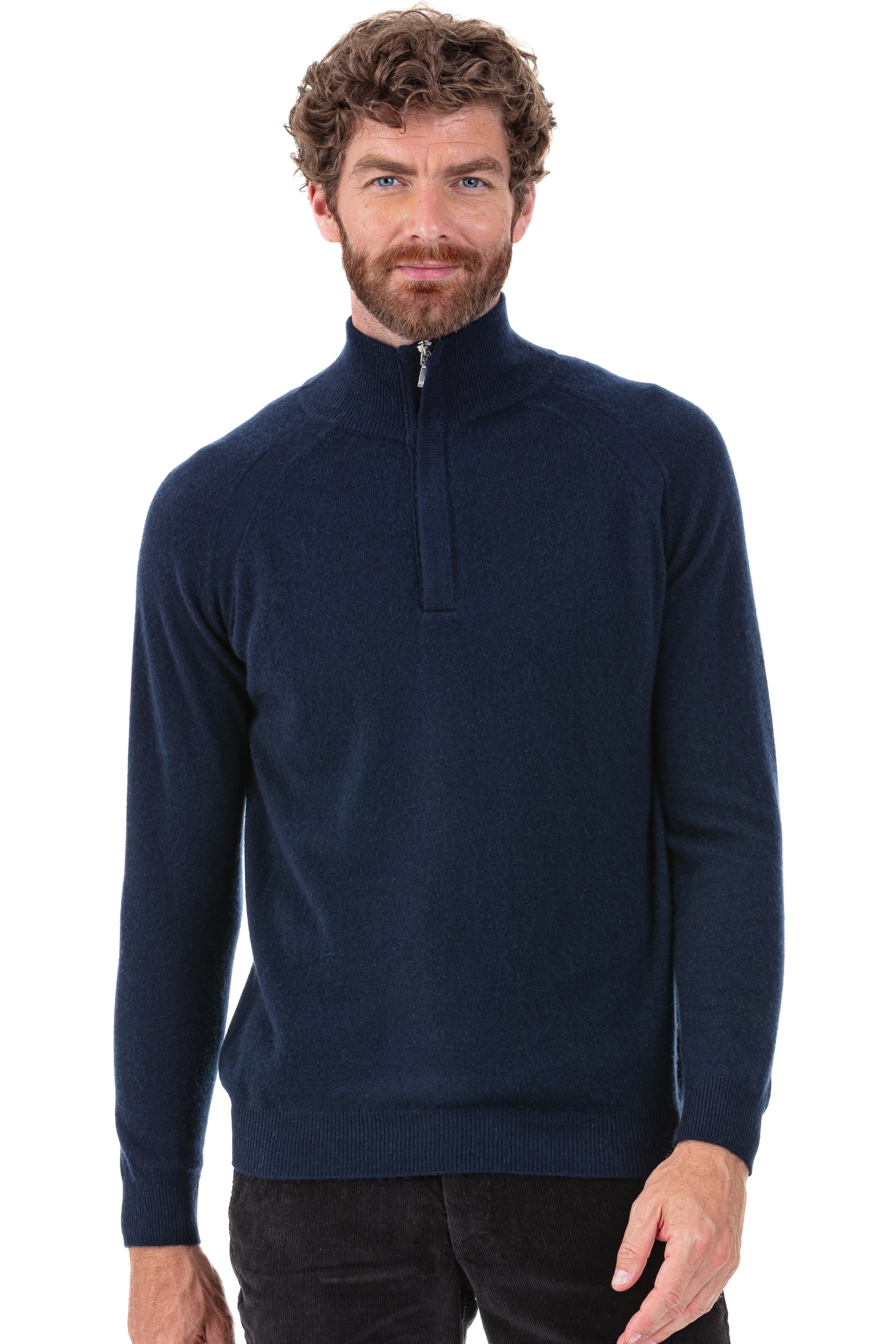 Phyleas in cashmere uomo - blu marino scuro - Mahogany