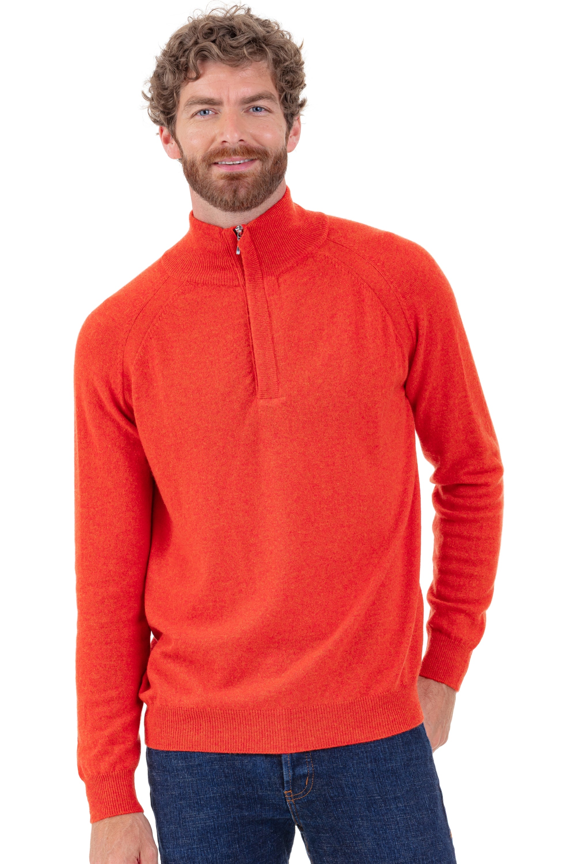 Phyleas in cashmere uomo - paprika - Mahogany