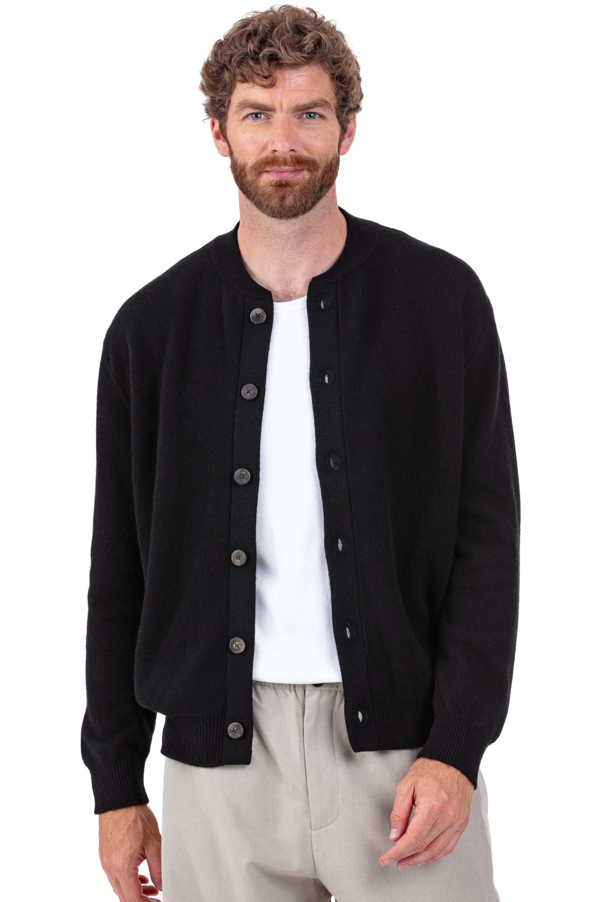 Pinocchio in cashmere uomo - nero - Mahogany
