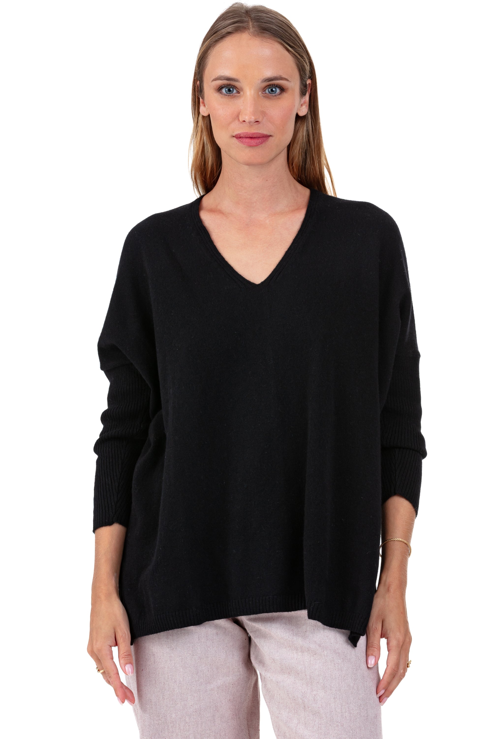 Pippa in cashmere donna - nero - Mahogany
