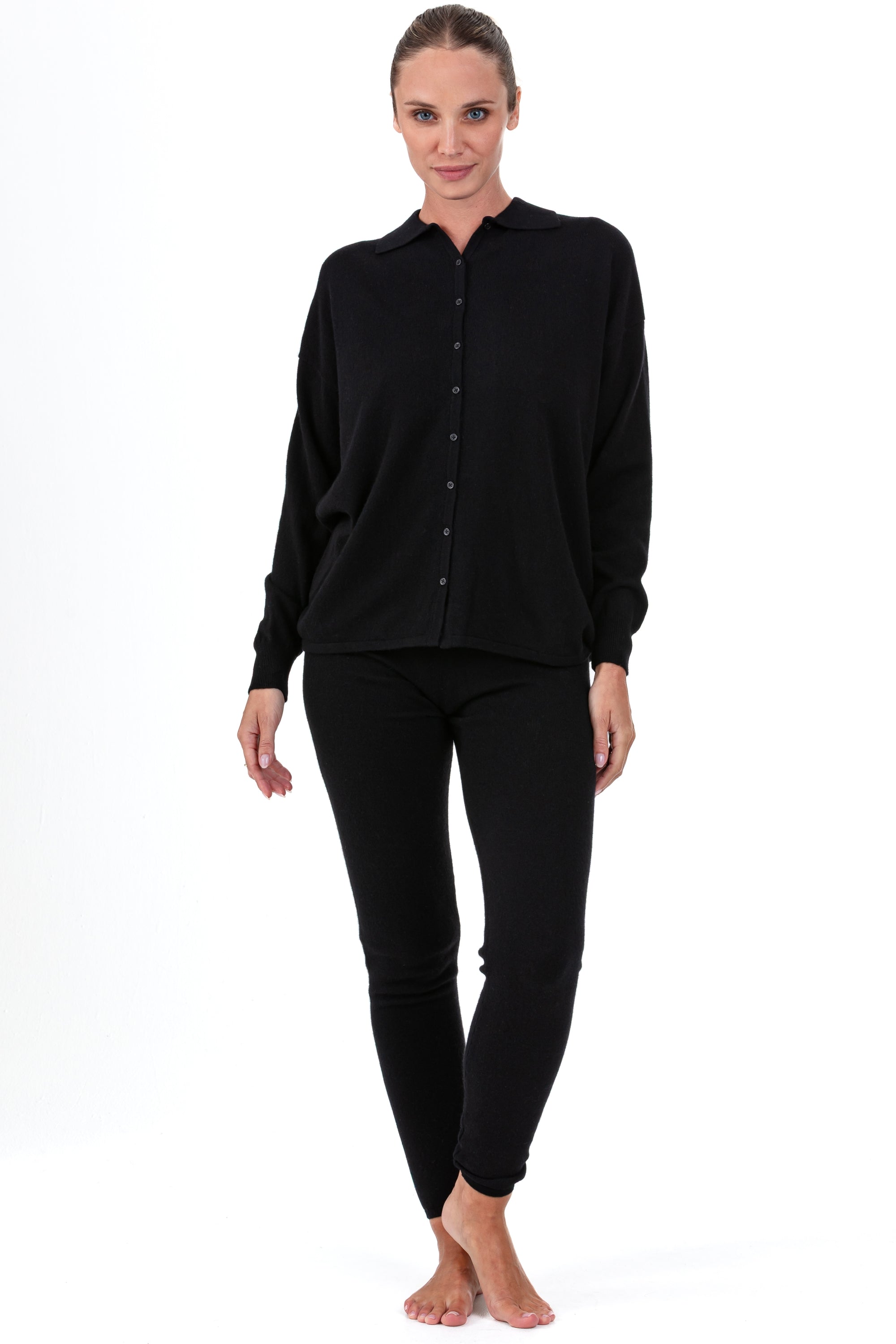 Piramisu in cashmere donna - nero - Mahogany