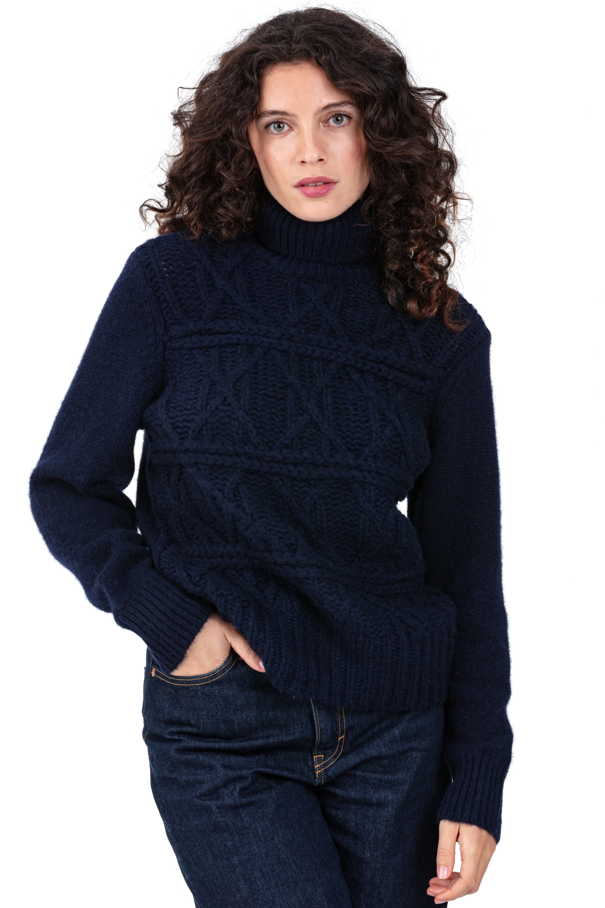 Poeti in cammello donna - blu marino - Mahogany