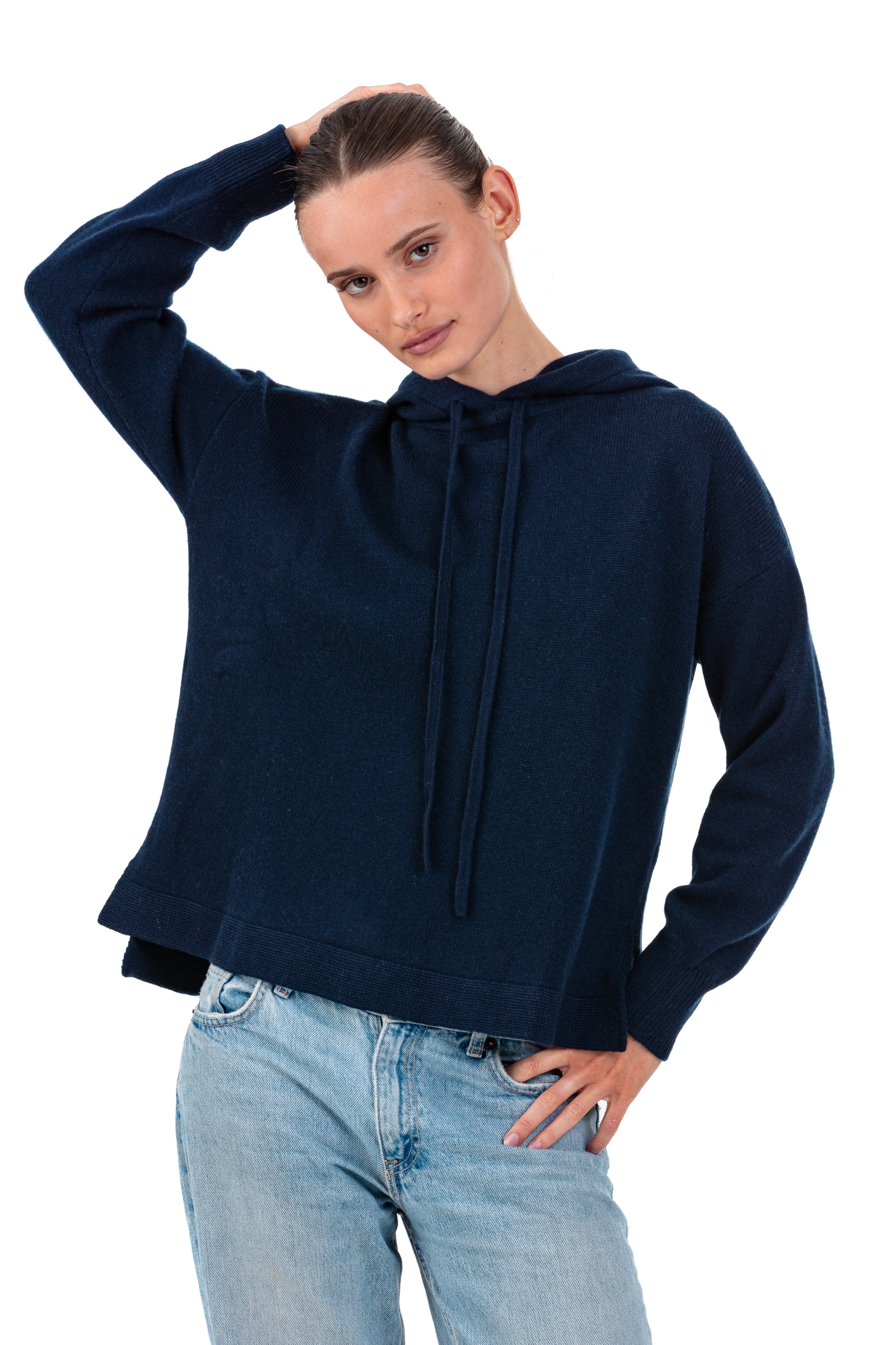 Proust in cashmere donna - blu marino scuro - Mahogany