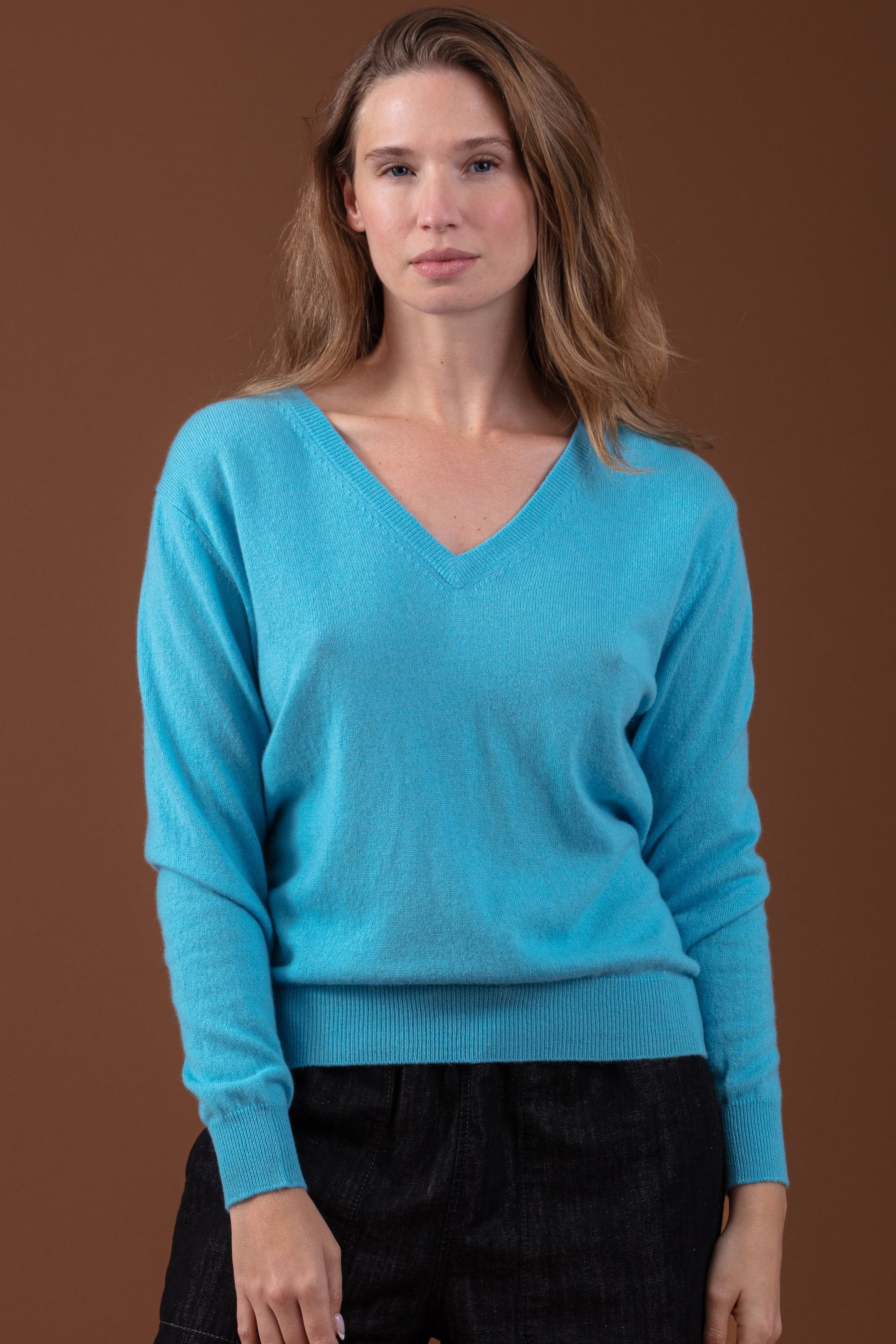 Tornade in cashmere donna - tormalina - Mahogany