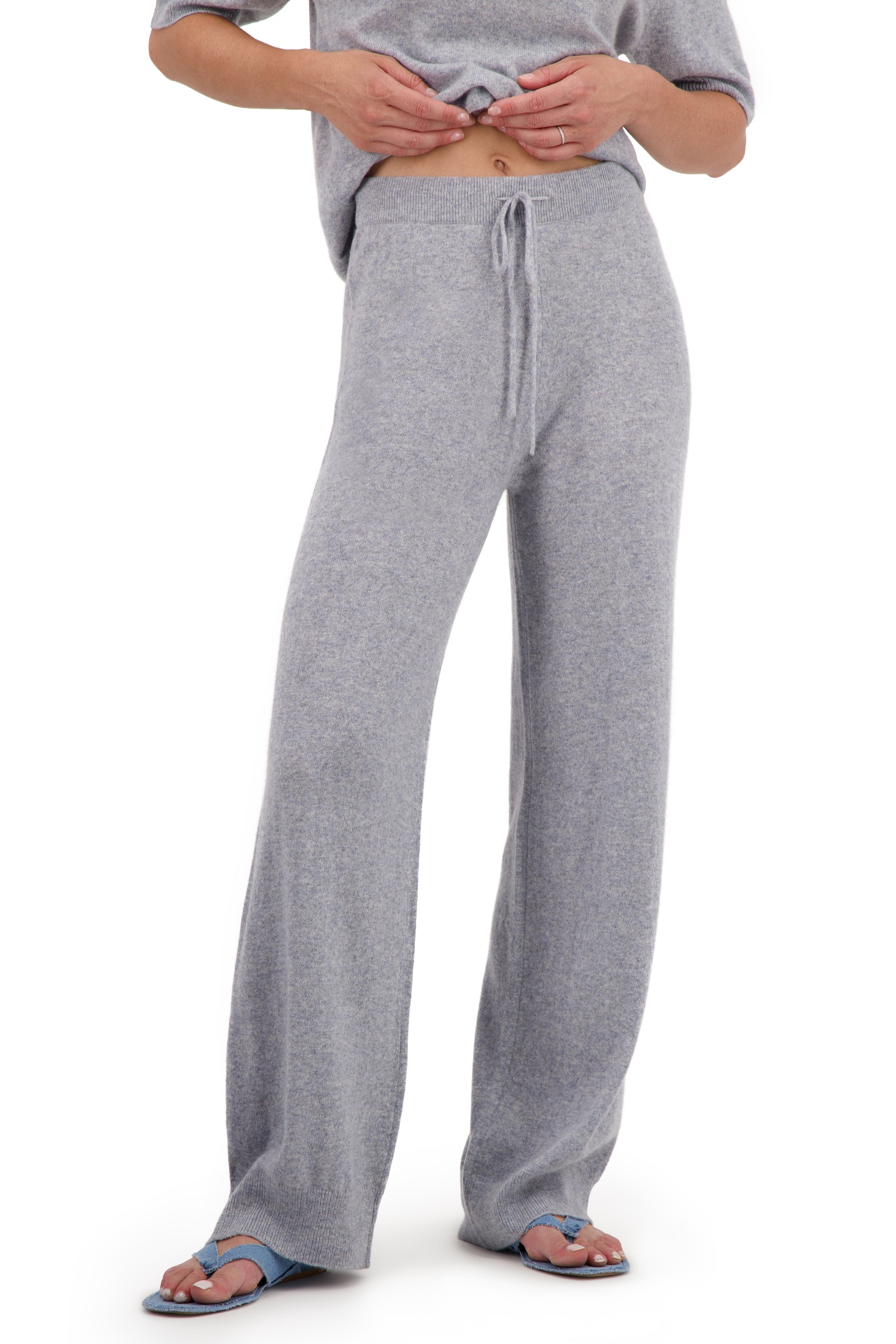 Reese in cashmere donna - quarry - Mahogany