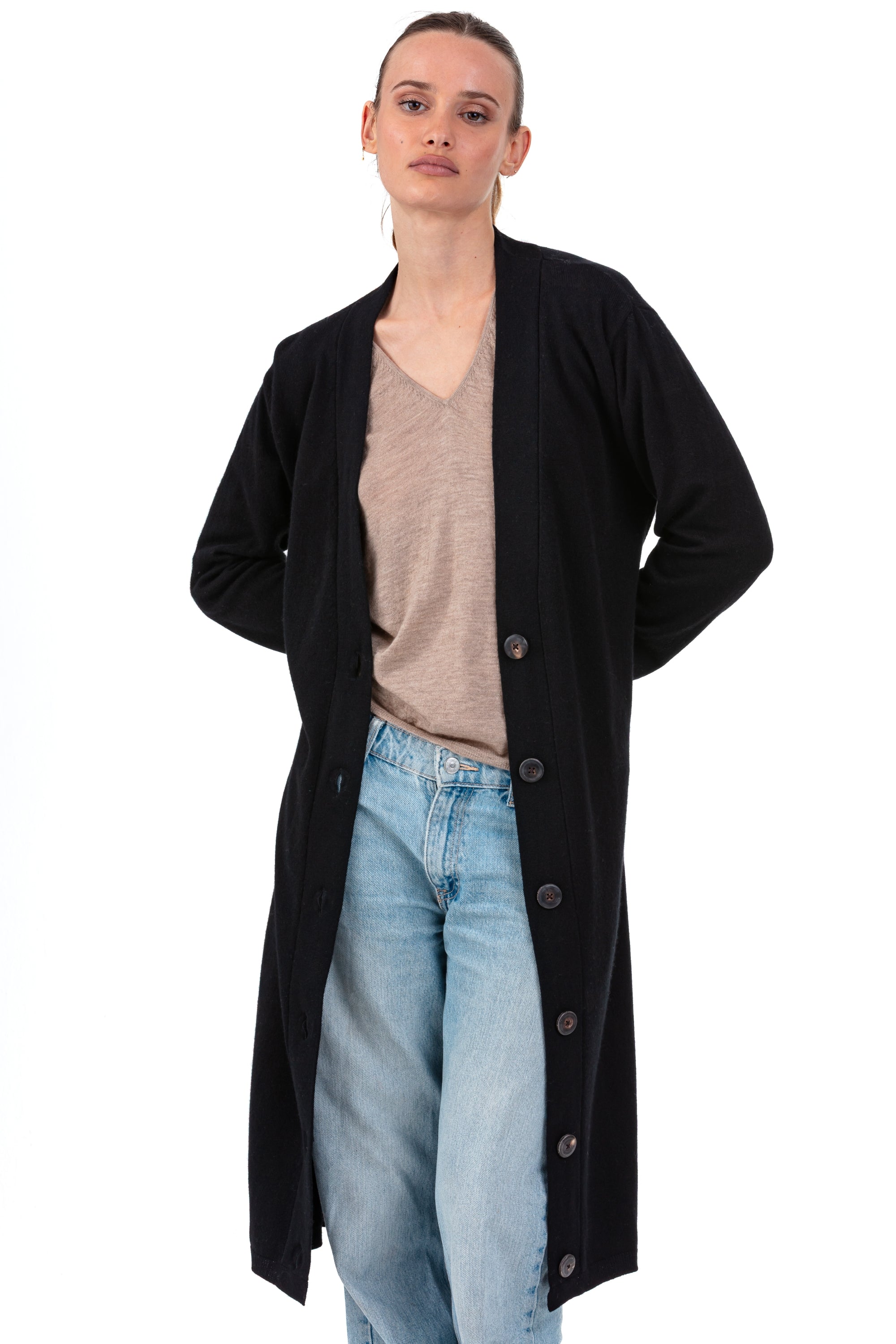 Rimini in cashmere donna - nero - Mahogany