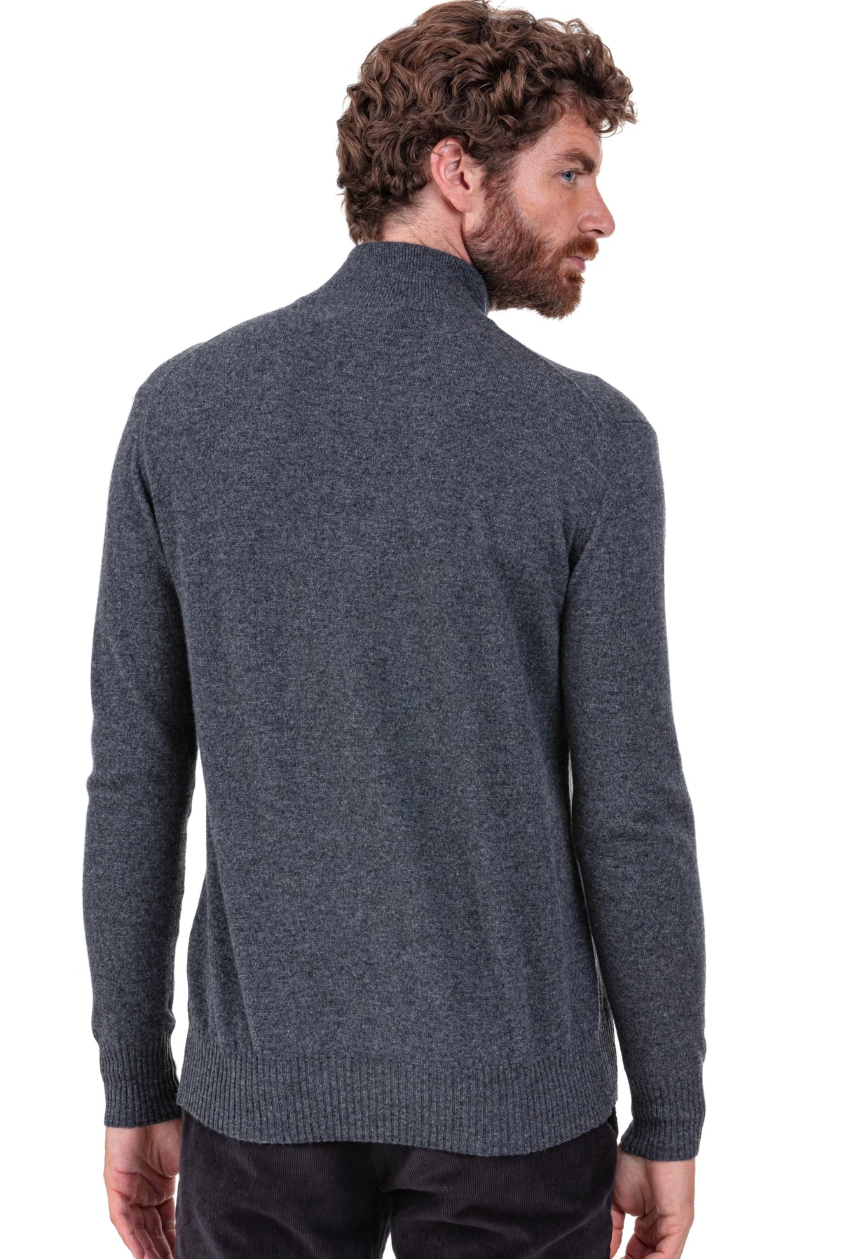 Toulon en cachemire homme - Vue 1 - dark grey - Mahogany