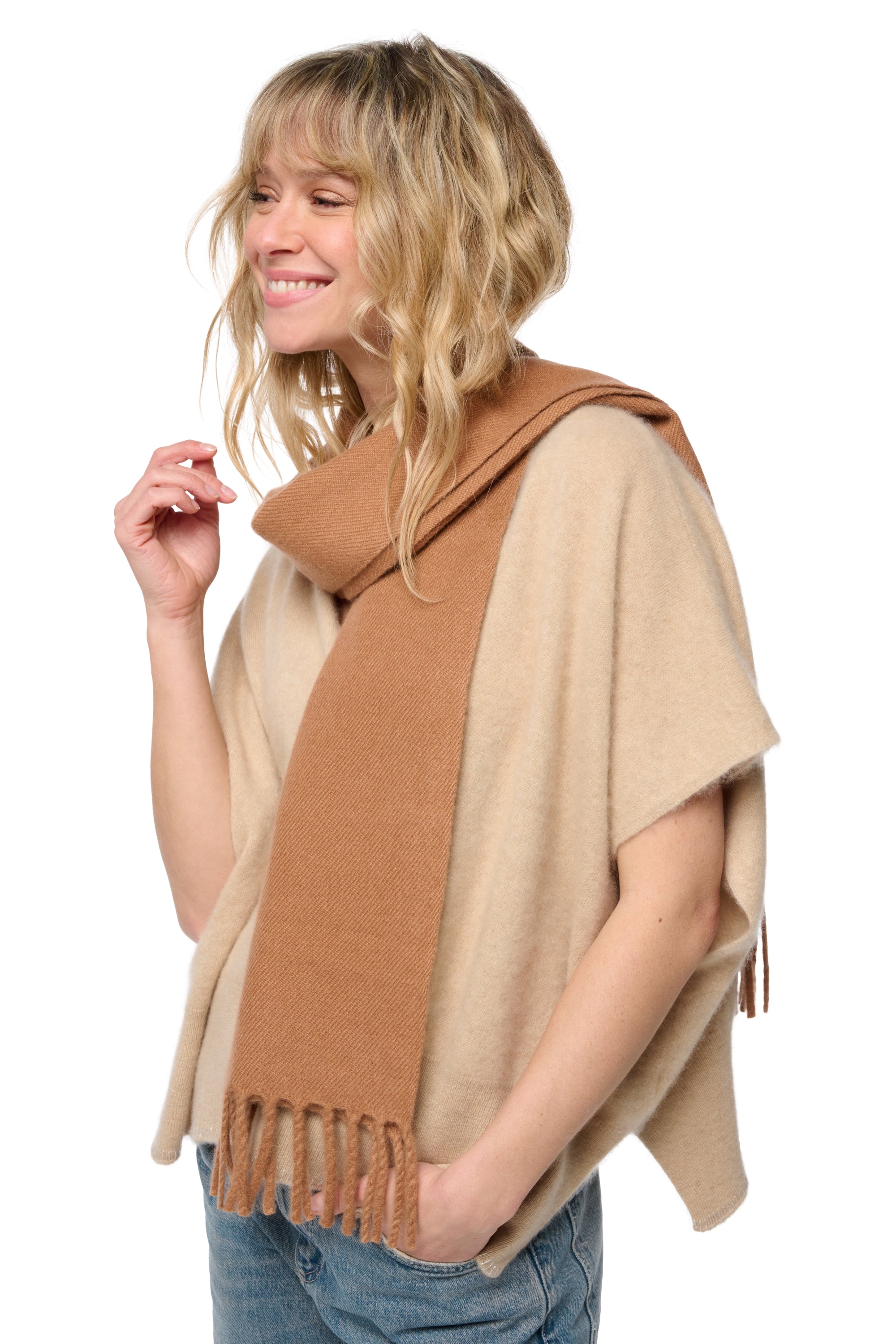 Rêve in cashmere misto - butterscotch - Mahogany