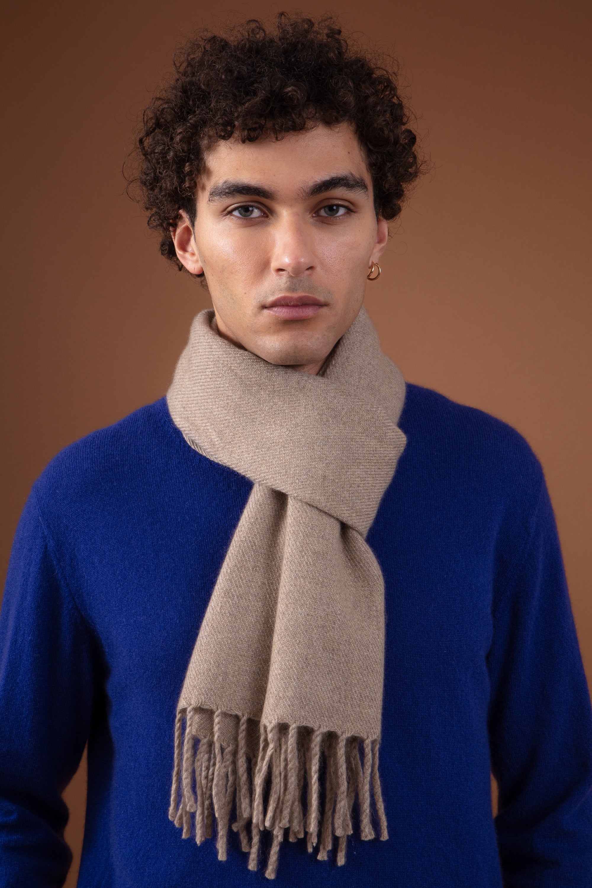 Rêve in cashmere misto - natural brown - Mahogany
