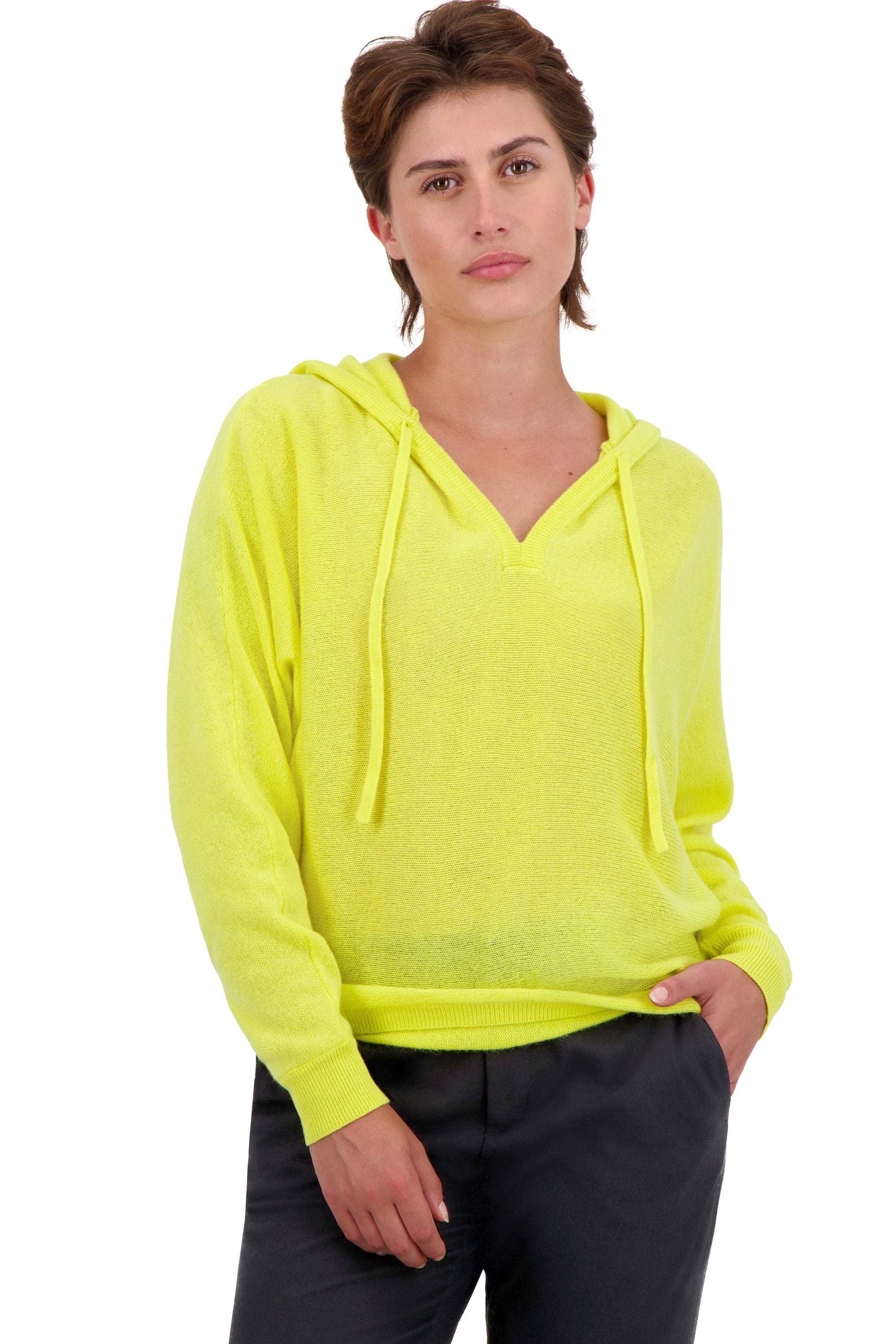 Oman in cashmere donna - maize - Mahogany