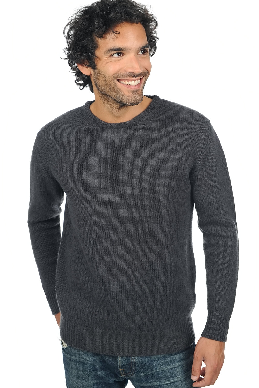 Bilal in cashmere uomo - antracite - Mahogany