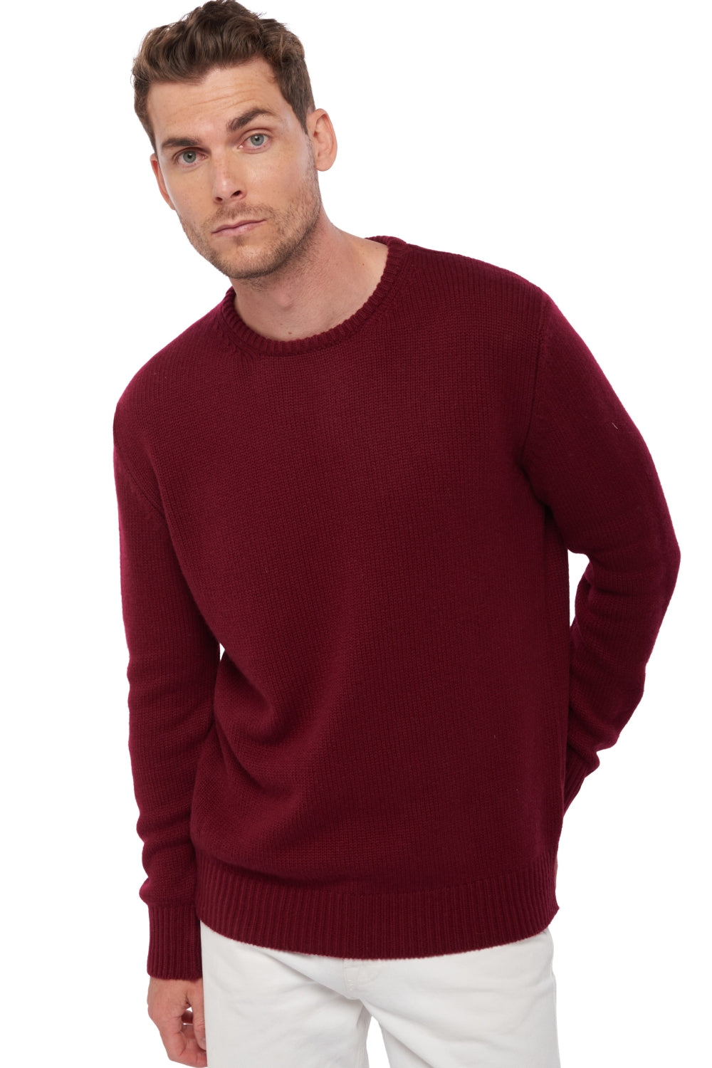 Bilal in cashmere uomo - bordeaux - Mahogany