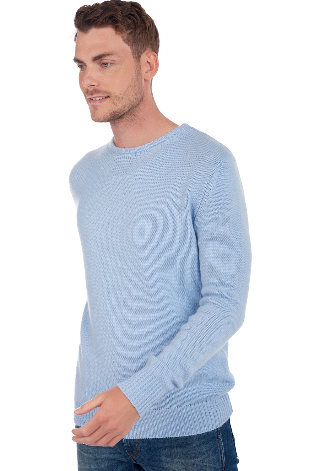 Bilal in cashmere uomo - cielo - Mahogany