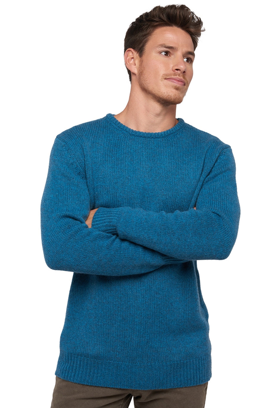 Bilal in cashmere uomo - manor blue - Mahogany